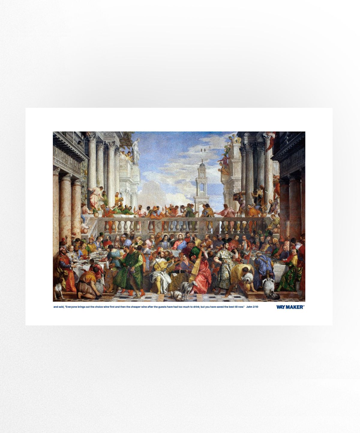 웨이메이커(WAYMAKER) WAYMAKER  [JESUS’ FIRST MIRACLE] The Wedding at Cana POSTER