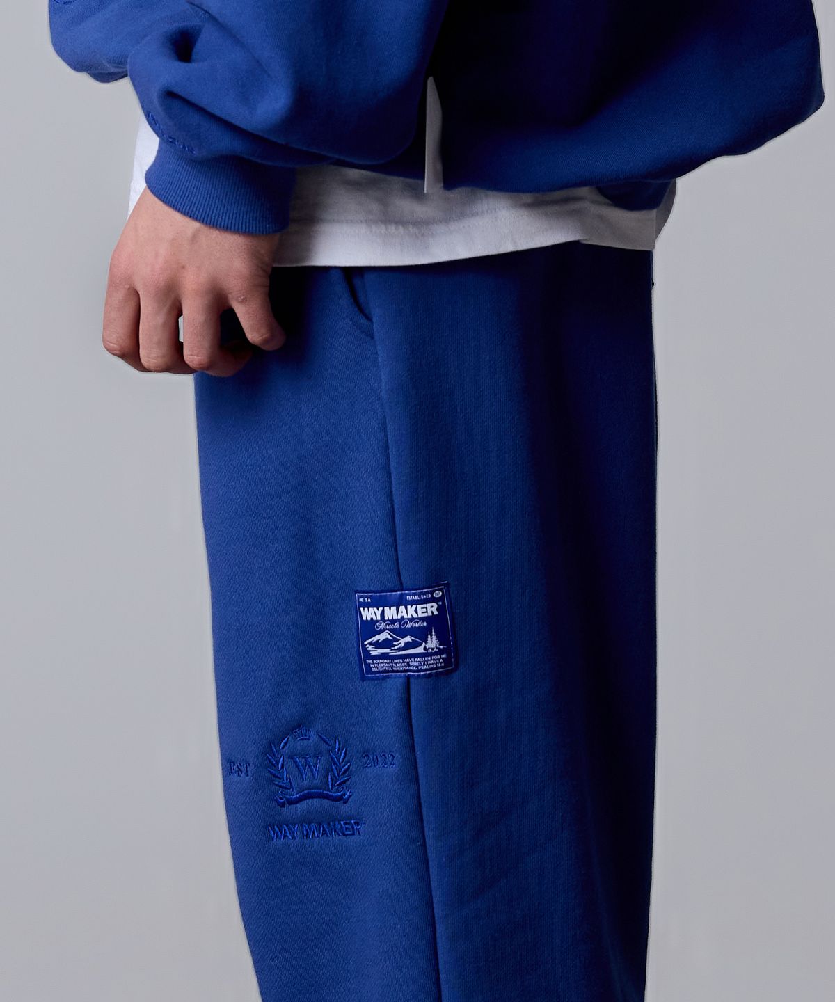 웨이메이커(WAYMAKER) WAYMAKER JESUS OVERSIZED SWEAT PANTS