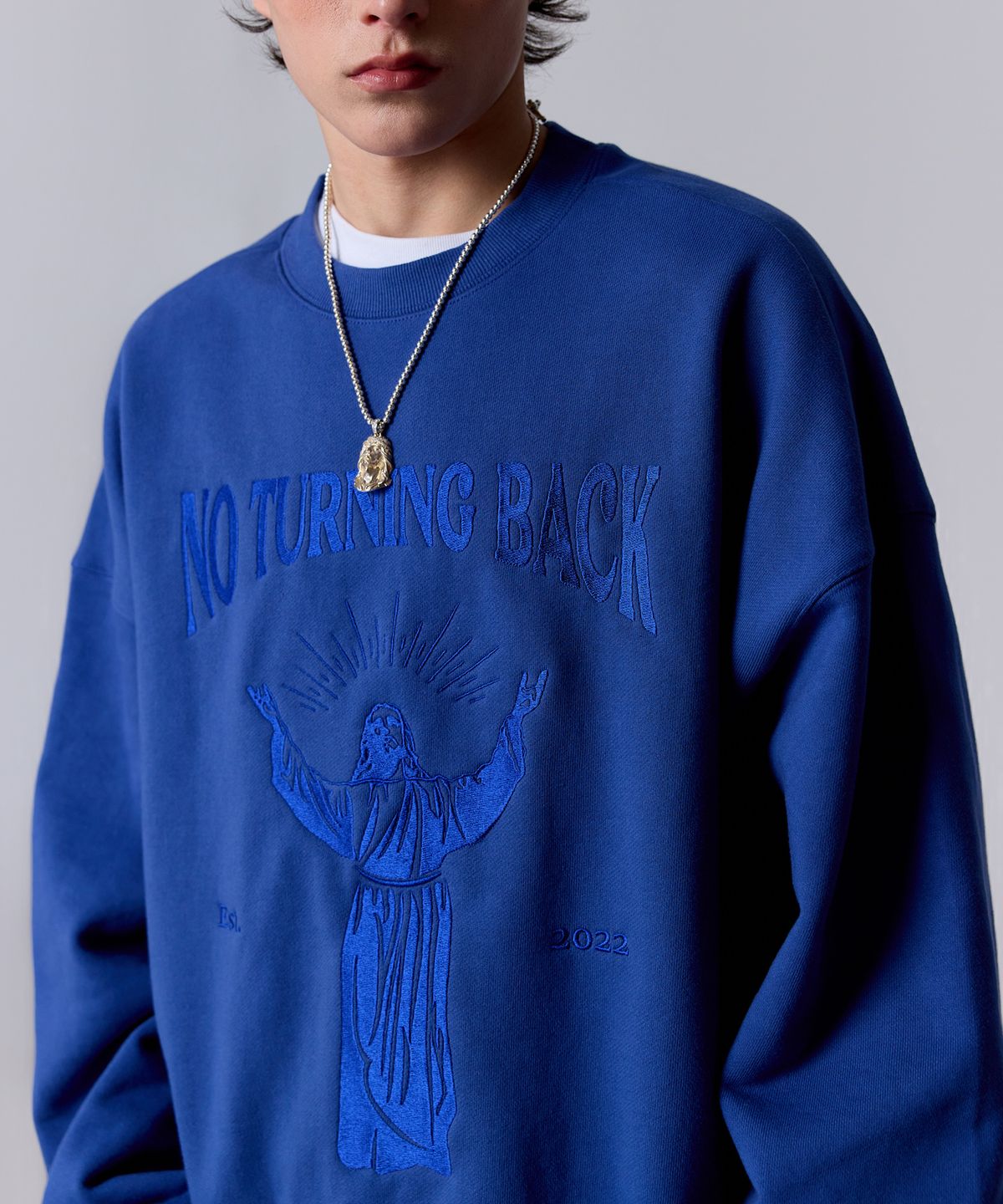 웨이메이커(WAYMAKER) WAYMAKER JESUS OVERSIZED SWEATSHIRT