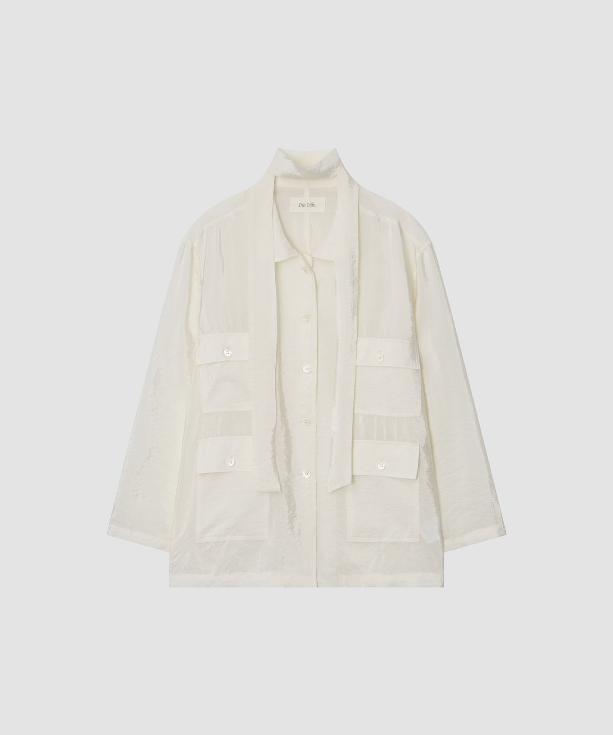 더 릴(THE LILLE) Safari Shirts Jacket_Ivory
