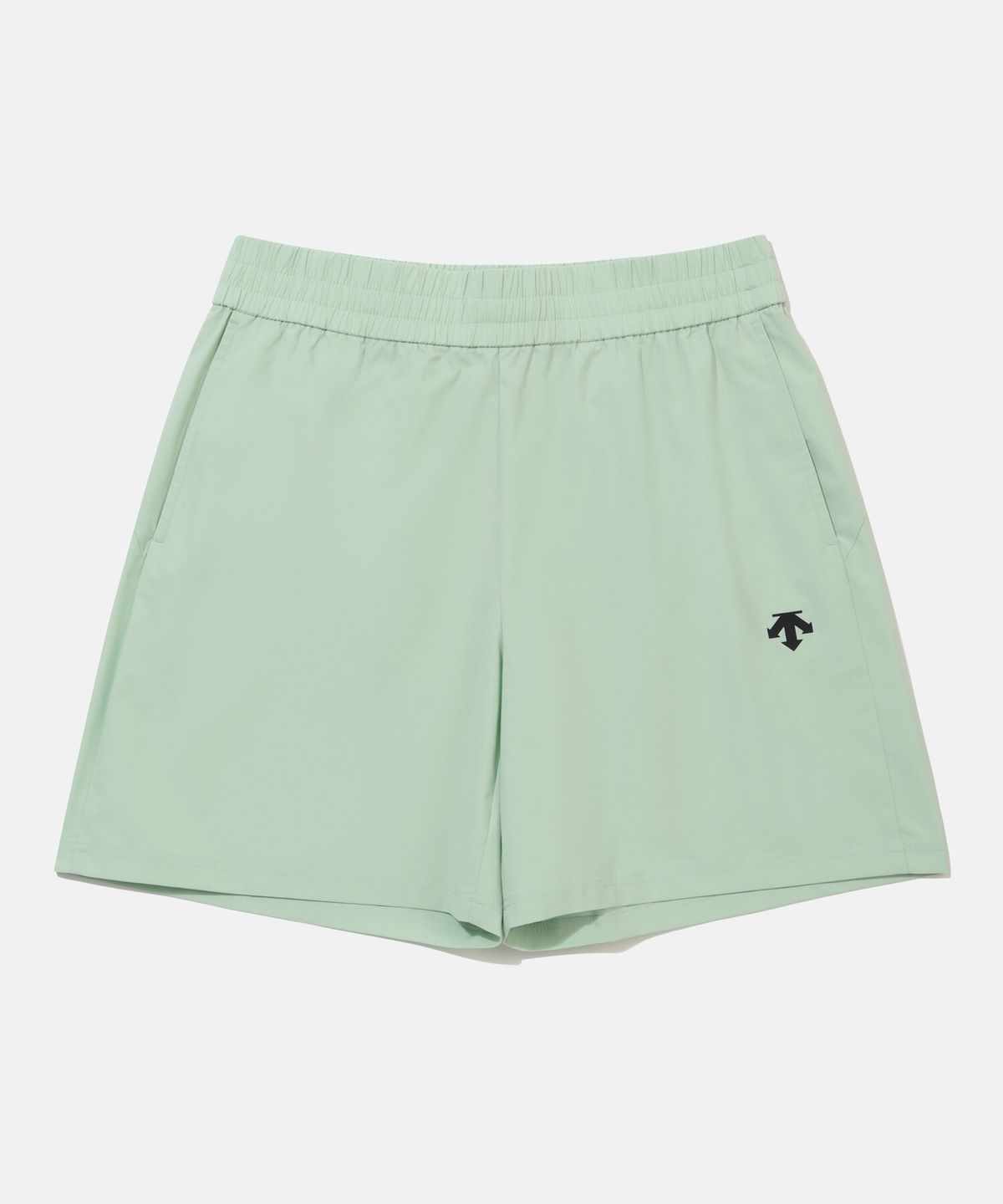 데상트(DESCENTE) 에센셜 쇼츠 (남성 7인치/여성 6.5인치) 그린 SR323UHP71