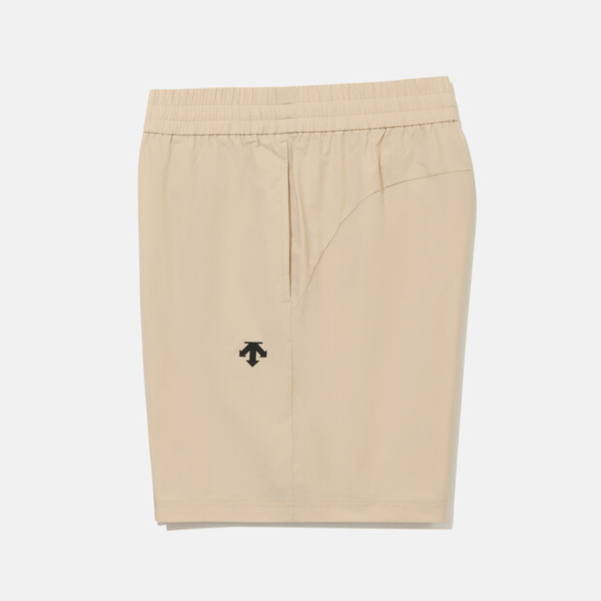 데상트(DESCENTE) 에센셜 쇼츠 (남성 7인치/여성 6.5인치) 베이지 SR323UHP71