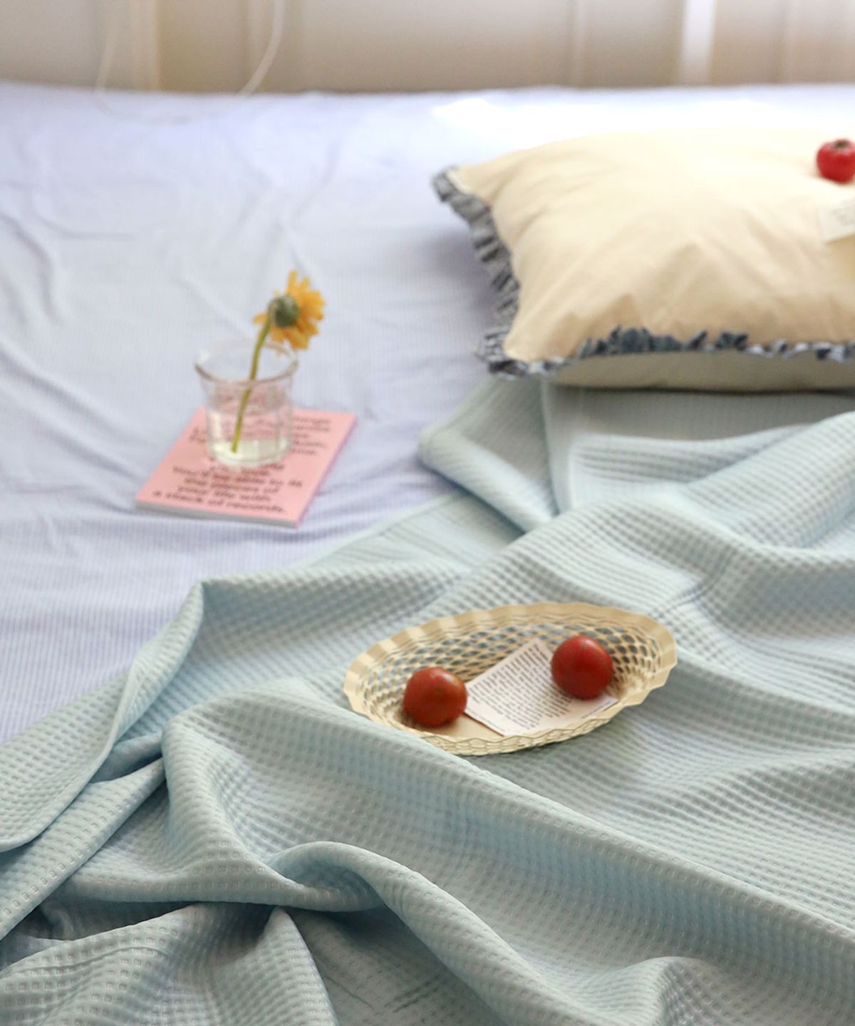 메종드룸룸(MAISON DE ROOMROOM) 냉감 쿨 와플 담요