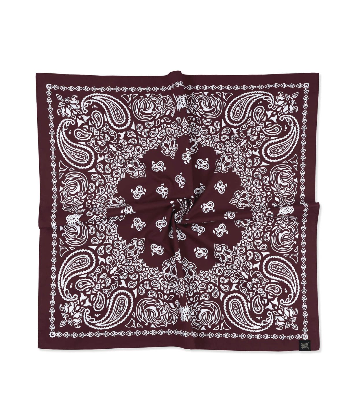브라운브레스(BROWNBREATH) PASLEY BANDANA - BURGANDY