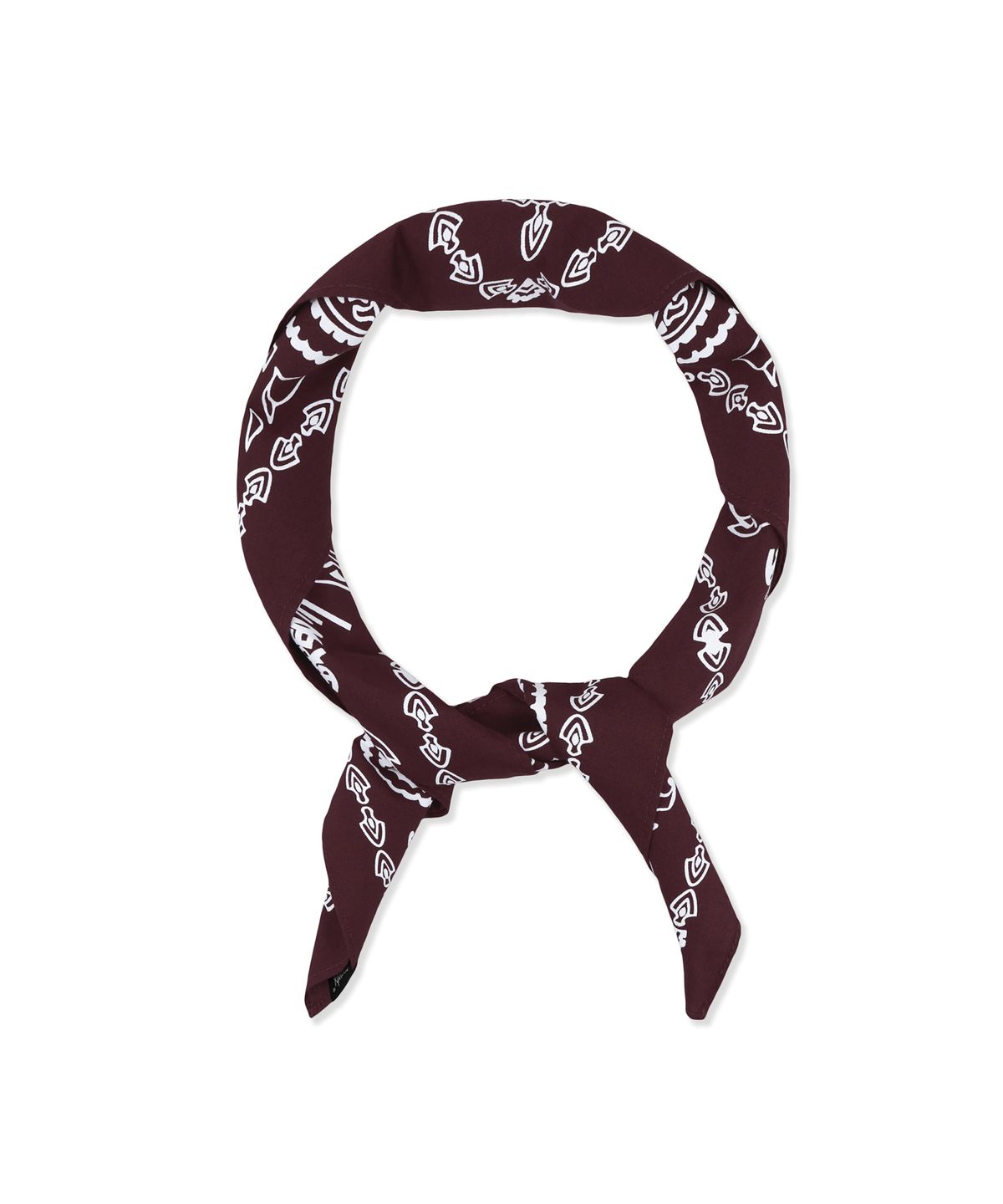 브라운브레스(BROWNBREATH) PASLEY BANDANA - BURGANDY