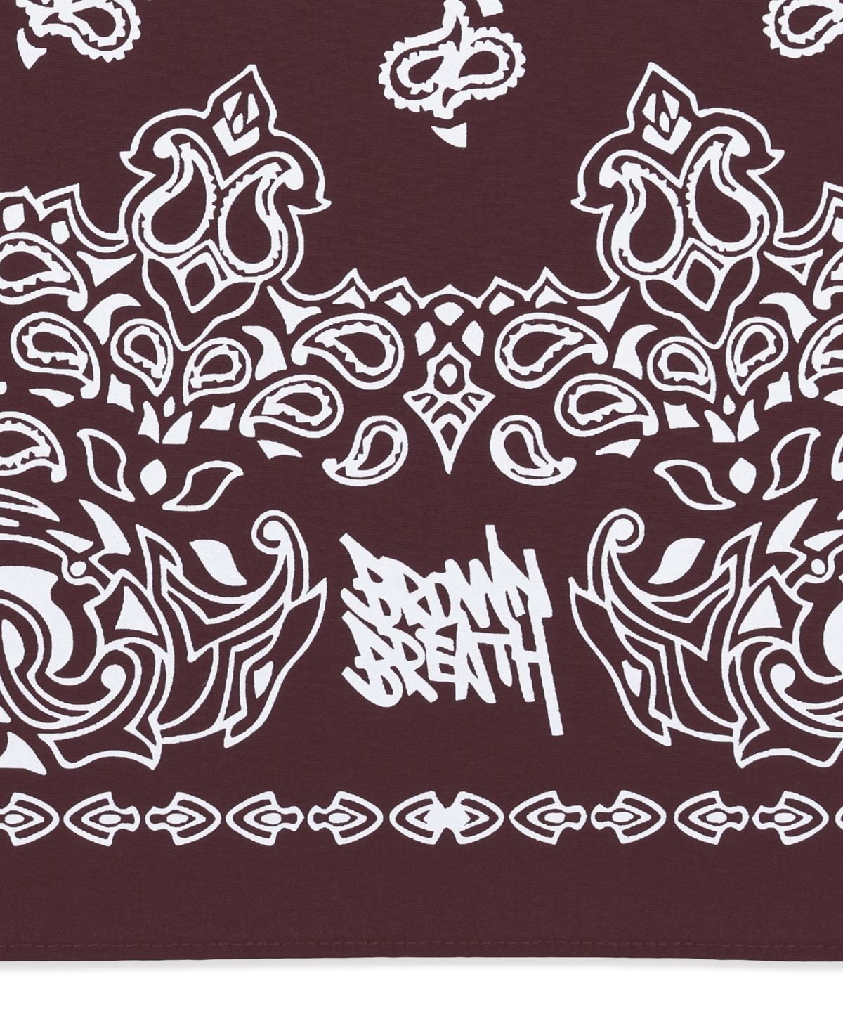 브라운브레스(BROWNBREATH) PASLEY BANDANA - BURGANDY