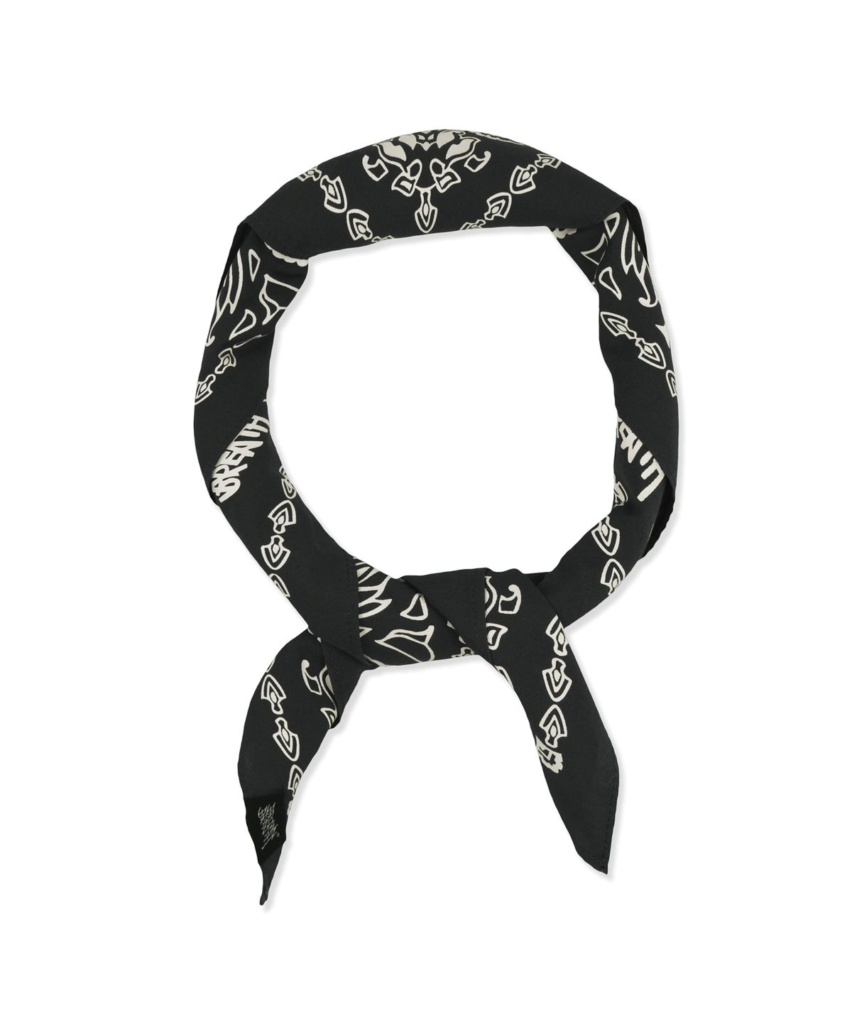 브라운브레스(BROWNBREATH) PASLEY BANDANA - CHARCOAL