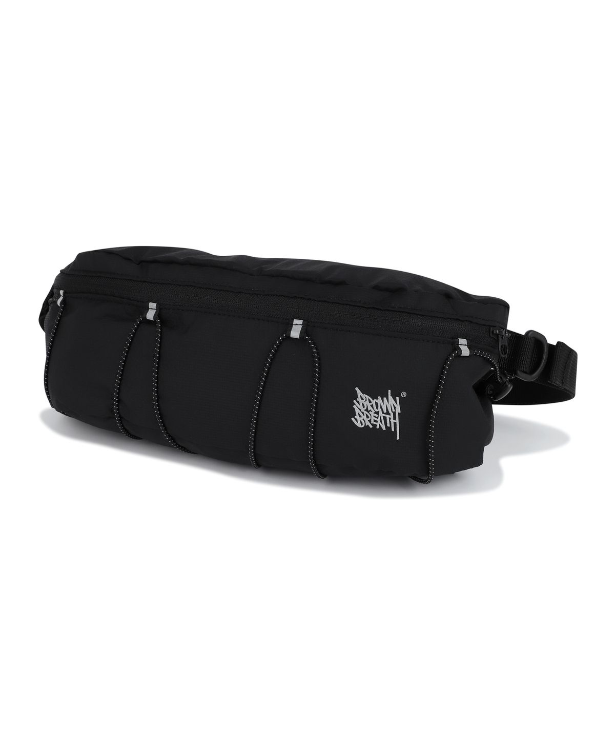 브라운브레스(BROWNBREATH) TAG HIP SACK - BLACK