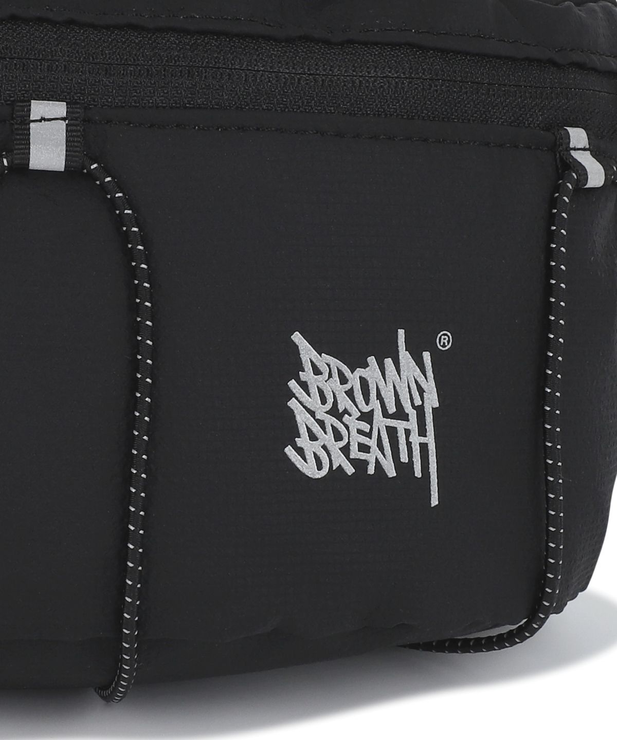 브라운브레스(BROWNBREATH) TAG HIP SACK - BLACK
