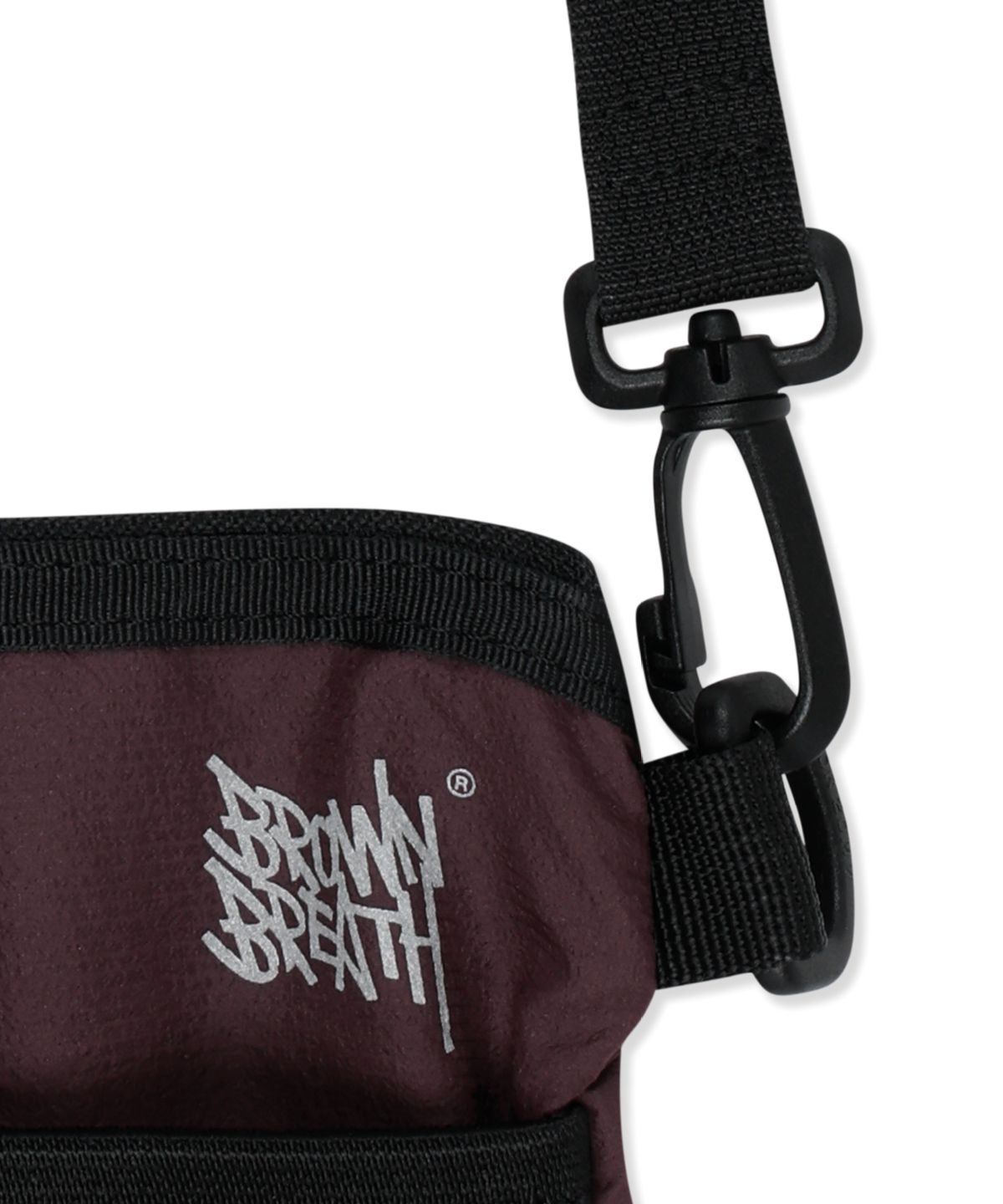 브라운브레스(BROWNBREATH) TAG SACOSHE BAG - BURGANDY