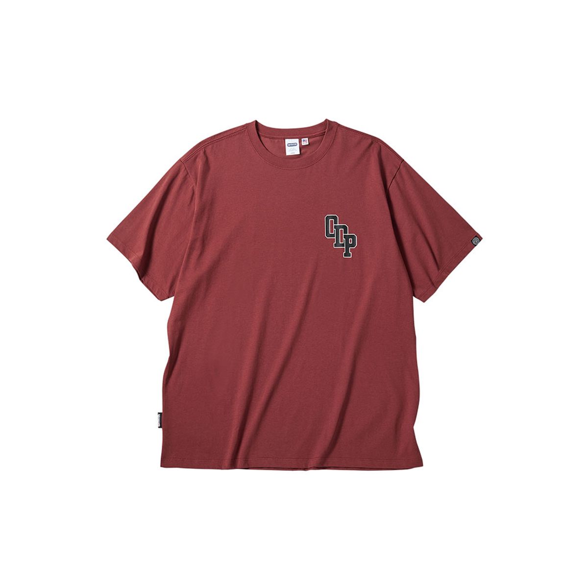 아웃도어 프로덕츠(OUTDOOR PRODUCTS) ODP 로고 티셔츠 (버건디)