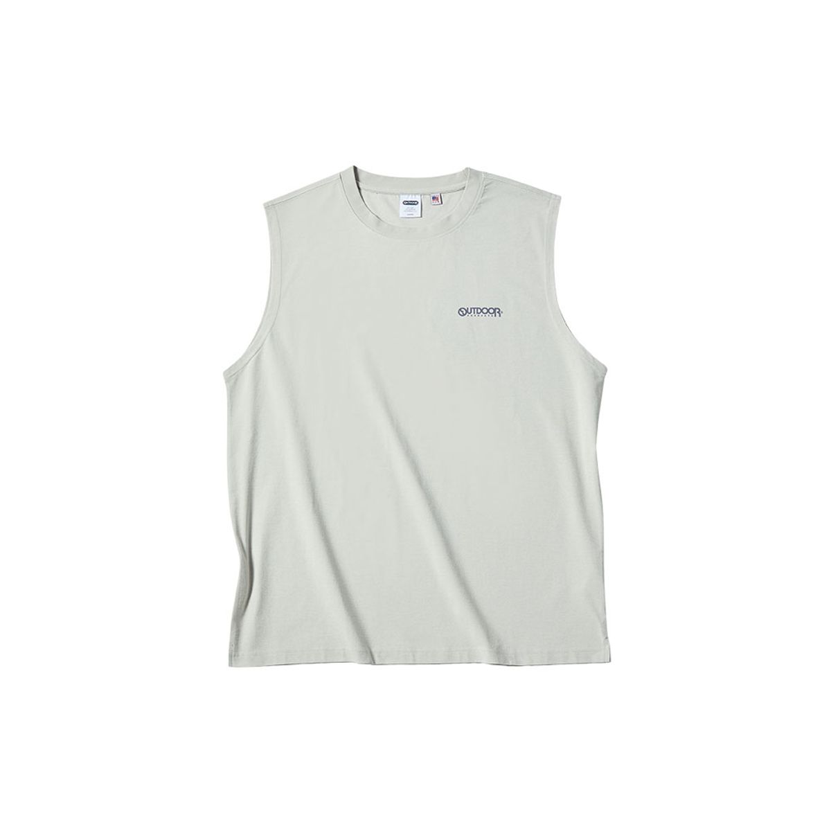 아웃도어 프로덕츠(OUTDOOR PRODUCTS) 스프레드 로고 슬리브리스 (연그레이)