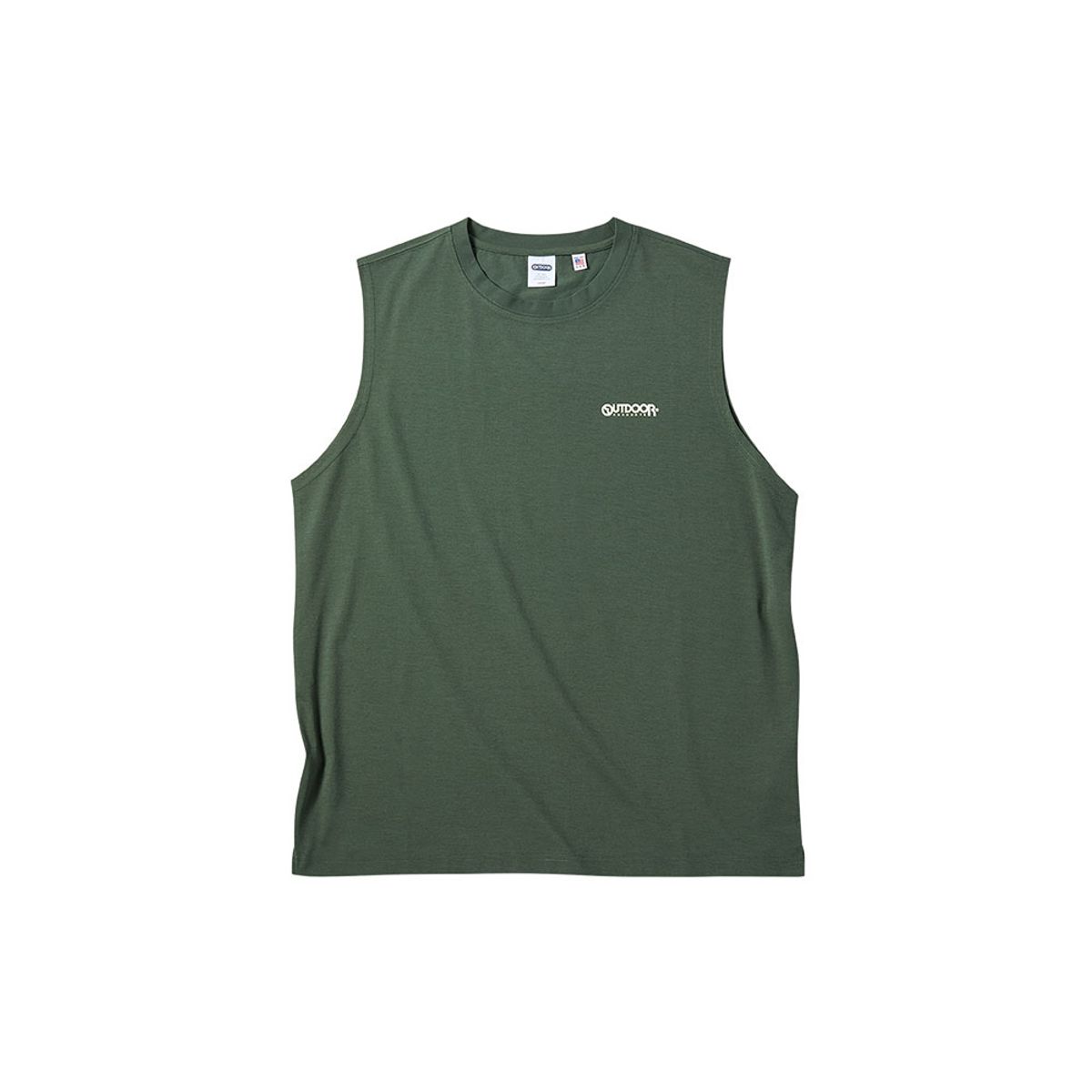아웃도어 프로덕츠(OUTDOOR PRODUCTS) 스프레드 로고 슬리브리스 (그린)