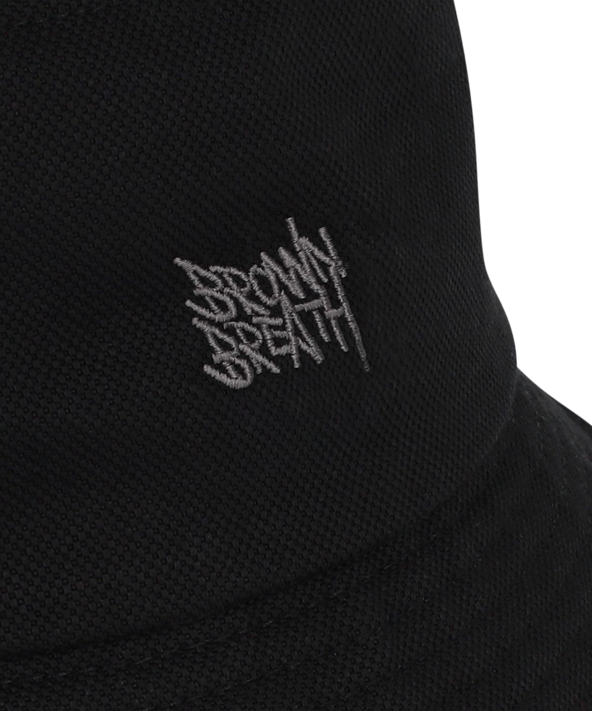 브라운브레스(BROWNBREATH) TAG BUCKET HAT - BLACK