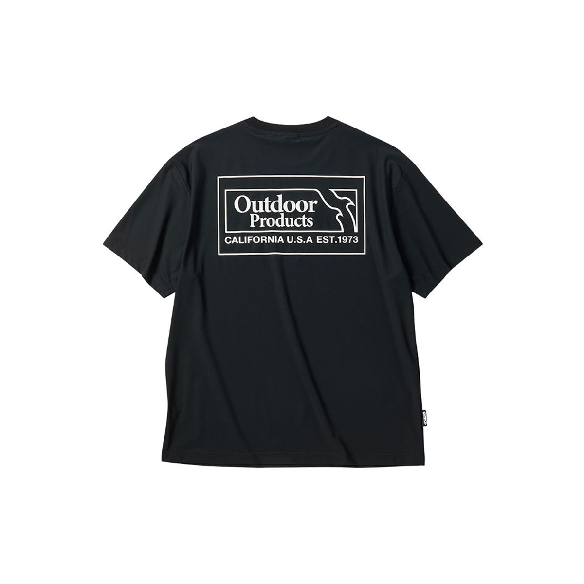 아웃도어 프로덕츠(OUTDOOR PRODUCTS) 플렉스 아카이브 로고 티셔츠 (블랙)