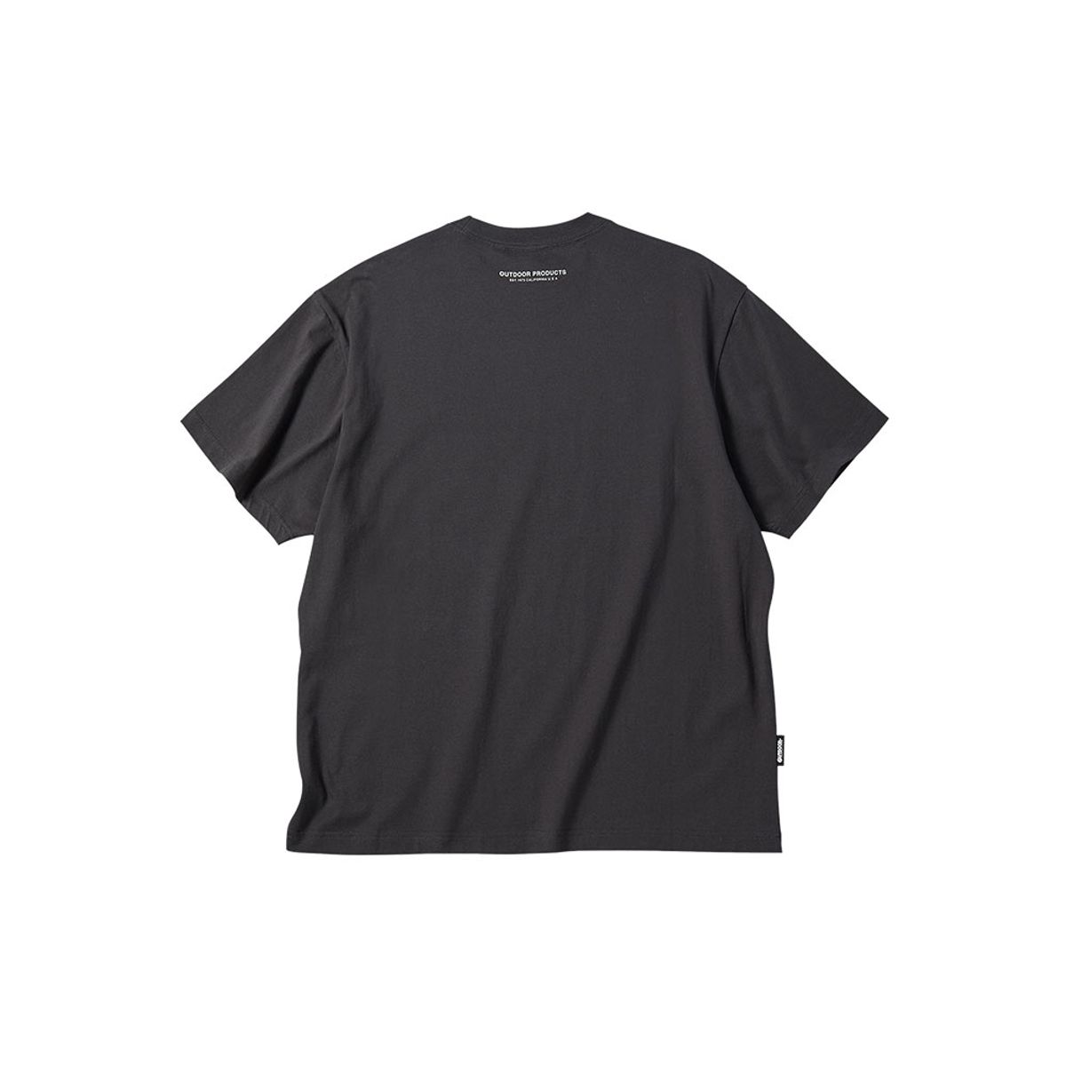아웃도어 프로덕츠(OUTDOOR PRODUCTS) 루즈핏 모노 스탠다드 로고 티셔츠 (챠콜)