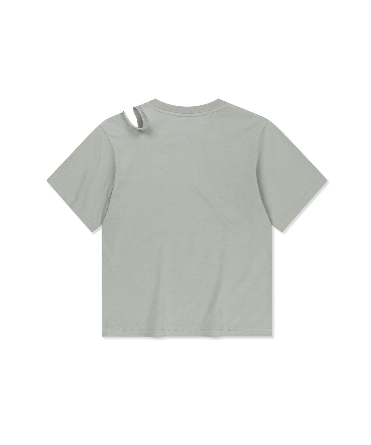 브라운브레스(BROWNBREATH) W CUT OUT TEE - GREY