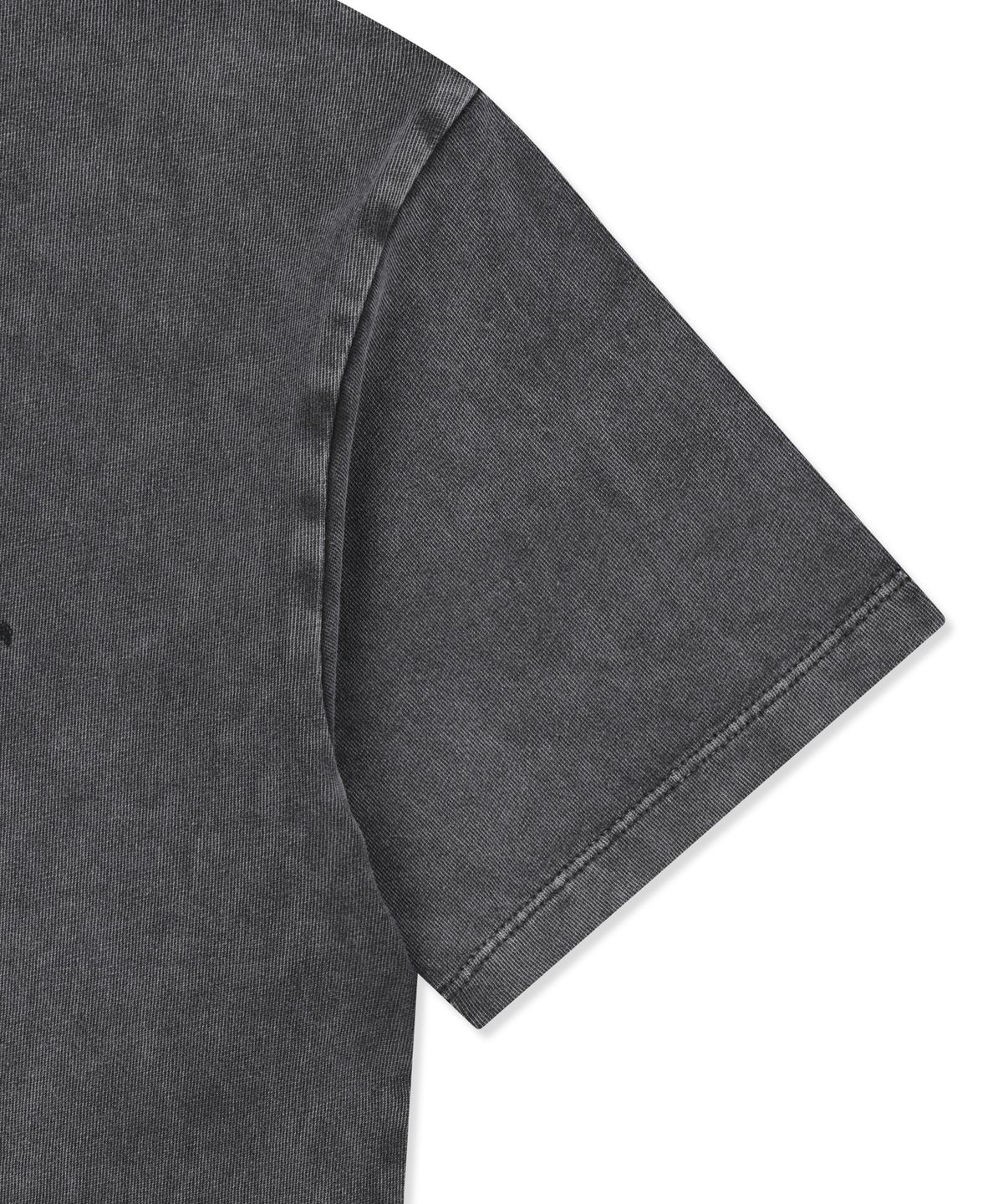브라운브레스(BROWNBREATH) W WASHED BB REGULAR TEE - CHARCOAL