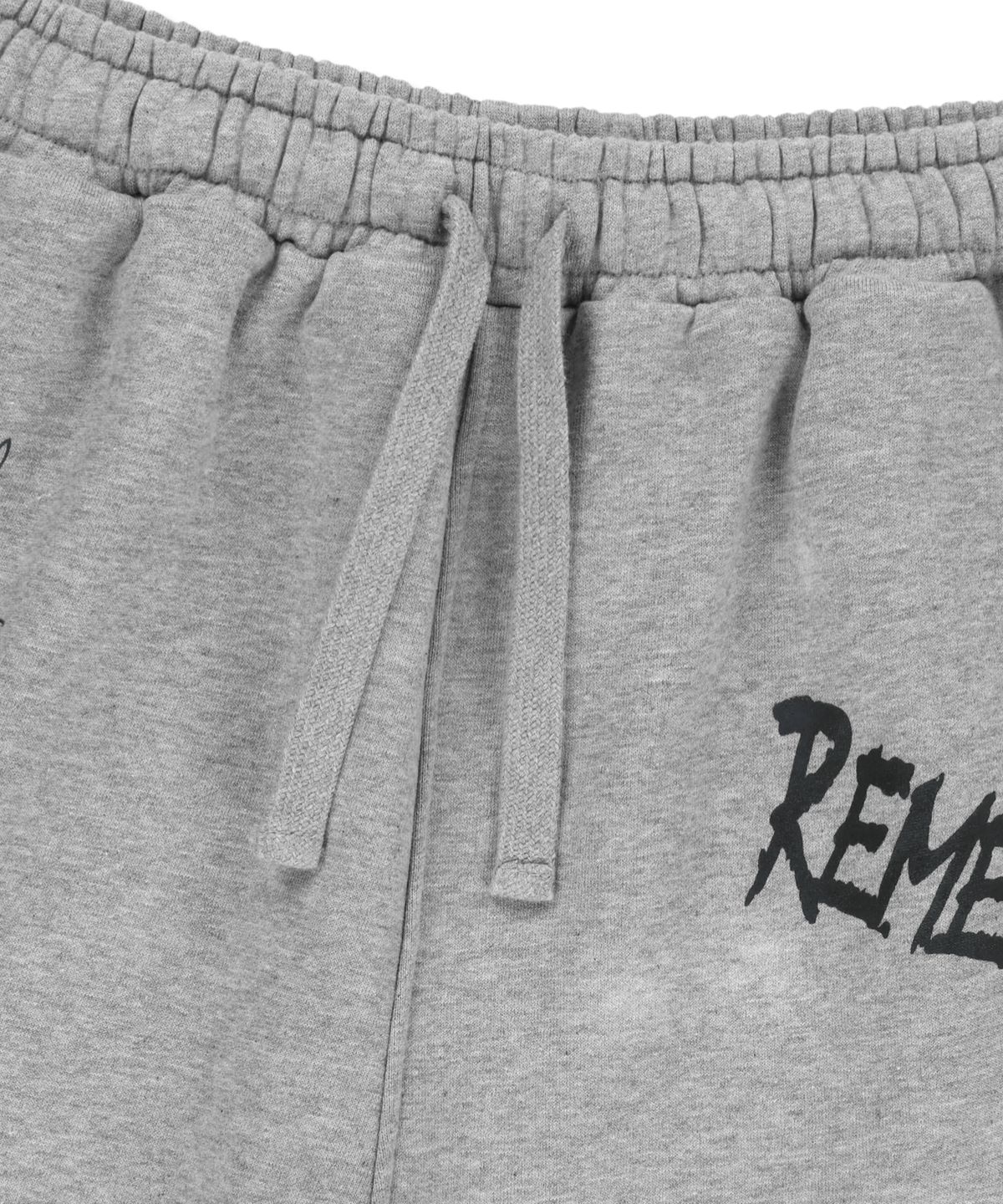 브라운브레스(BROWNBREATH) GRAFFITI SWEAT BERMUDA PANTS - MELANGE GREY