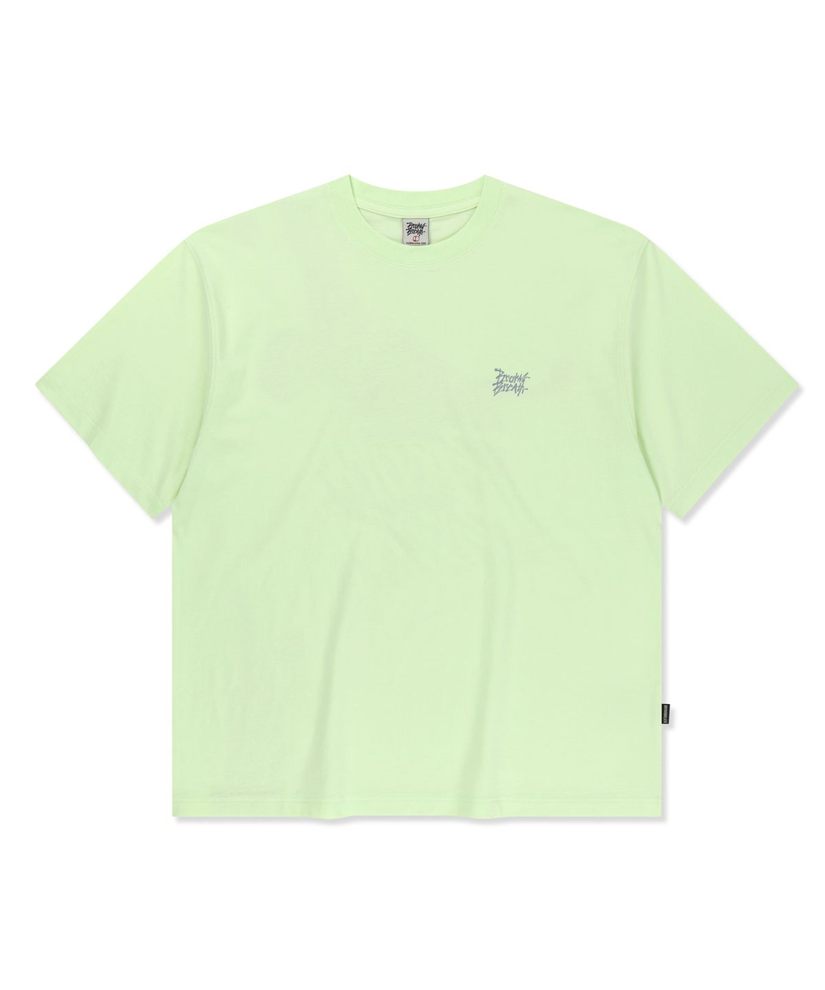 브라운브레스(BROWNBREATH) KICKFLIP GRAPHIC TEE - LIME