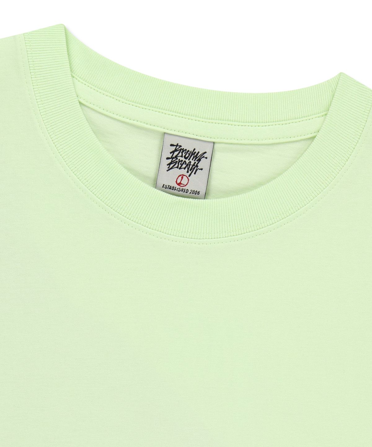 브라운브레스(BROWNBREATH) KICKFLIP GRAPHIC TEE - LIME