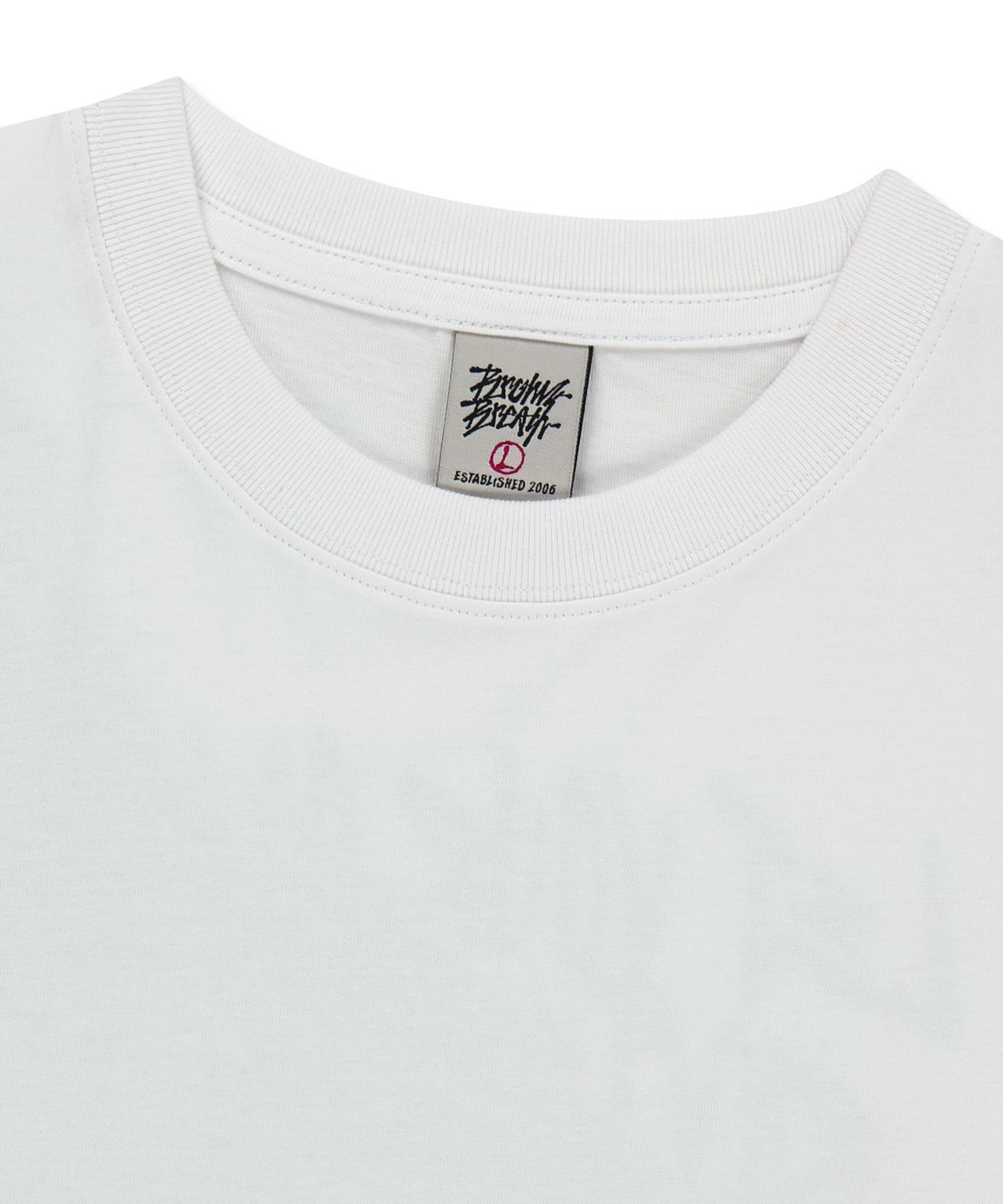 브라운브레스(BROWNBREATH) KICKFLIP GRAPHIC TEE - WHITE