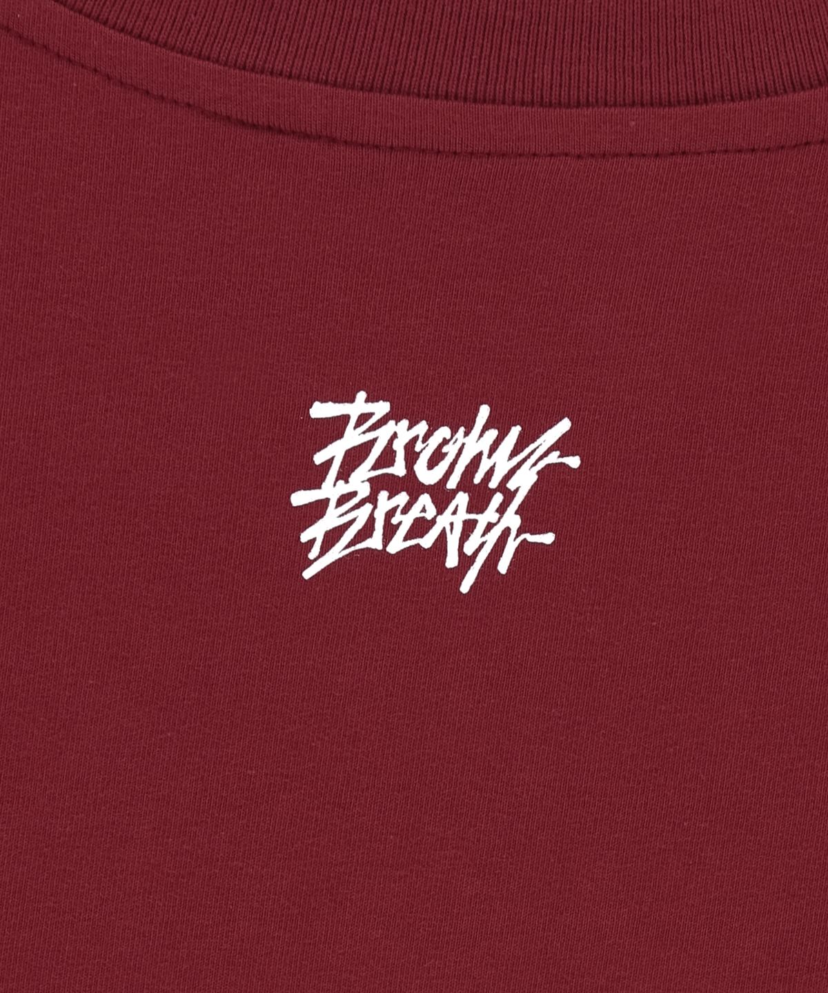 브라운브레스(BROWNBREATH) MOTOR GRAPHIC TEE - BURGANDY