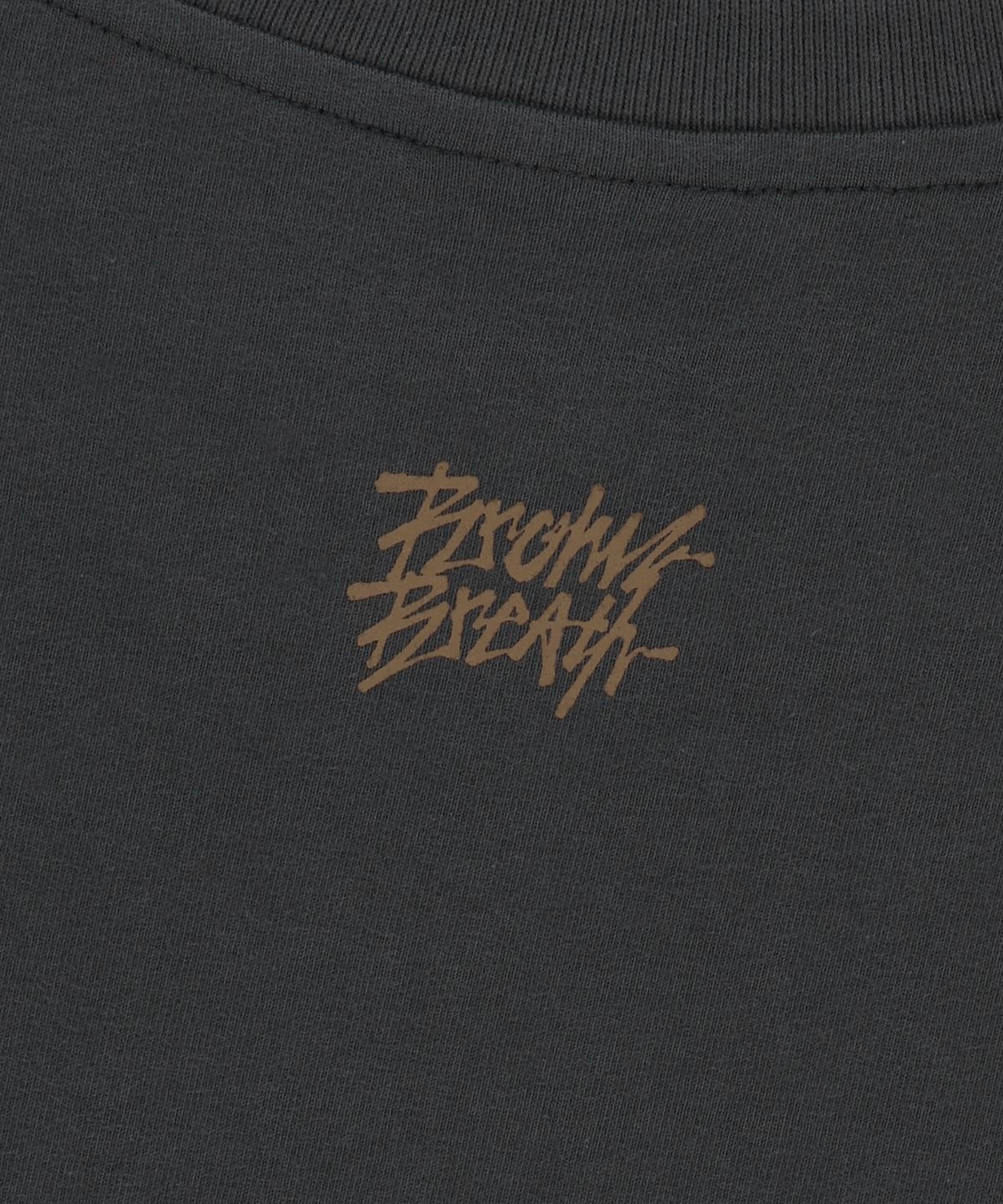브라운브레스(BROWNBREATH) MOTOR GRAPHIC TEE - CHARCOAL