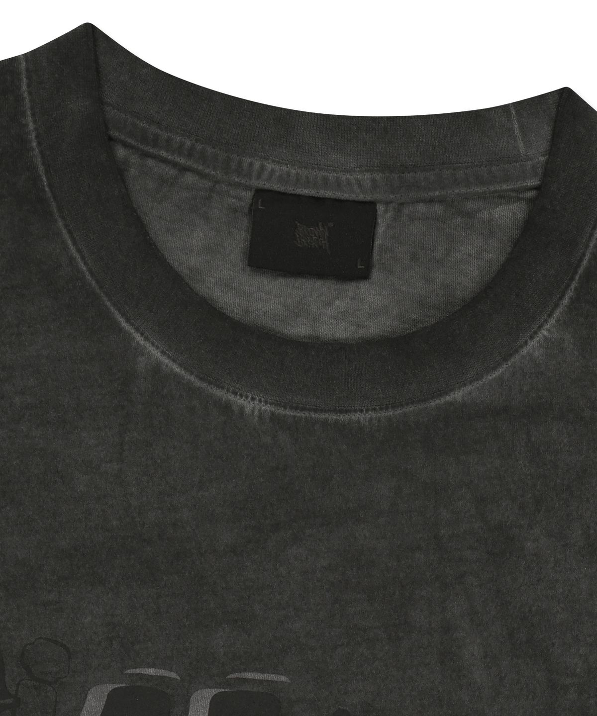 브라운브레스(BROWNBREATH) STILL BREATHING TEE - CHARCOAL