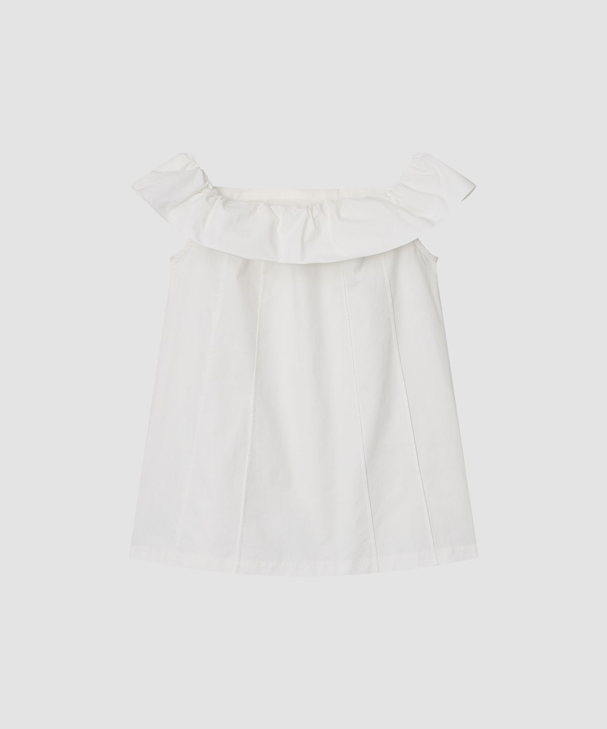 더 릴(THE LILLE) Ruffle Shoulder Blouse_Ivory