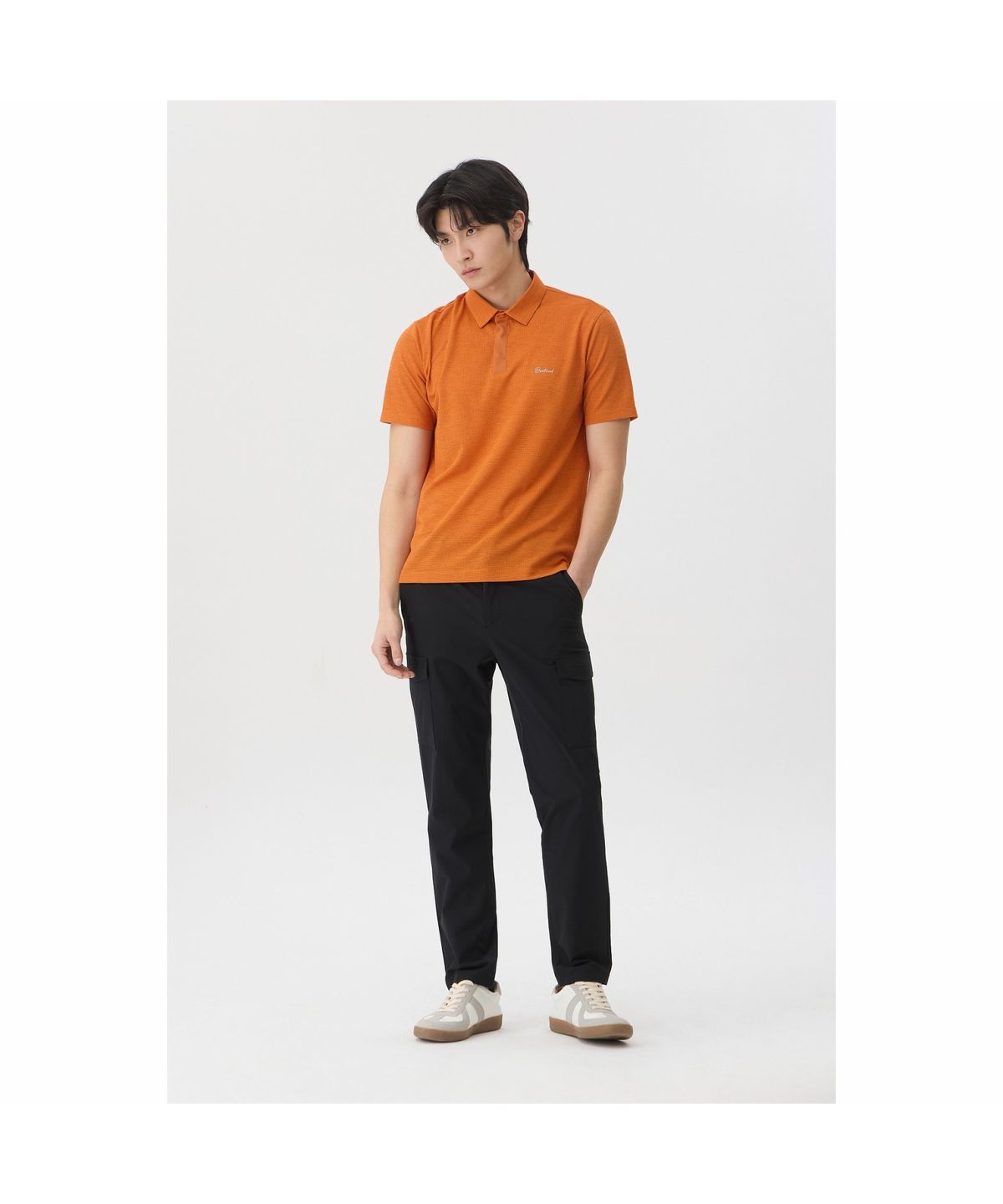 브렌우드(BRENTWOOD) [라이프퍼포먼스] 니팅 폴로넥 티셔츠 BRTAM26001ORX
