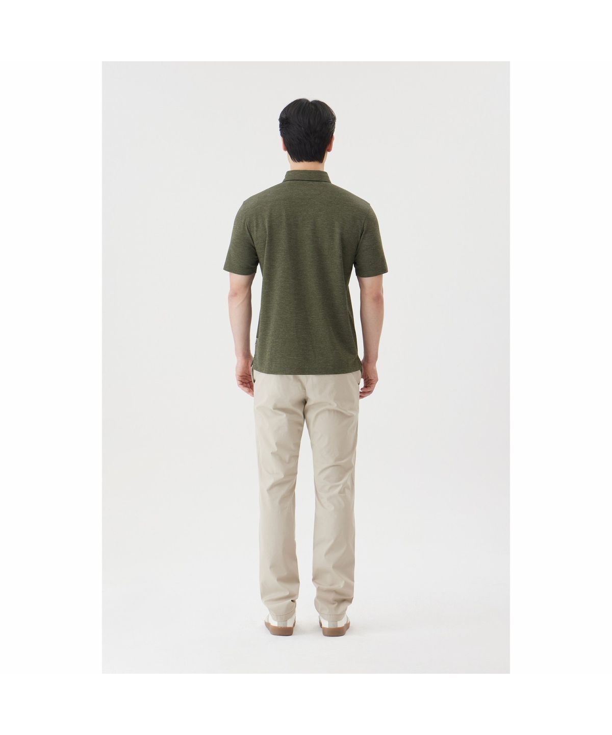 브렌우드(BRENTWOOD) [에센셜스] 차가운 폴로넥 티셔츠 BRTAM26411KHX