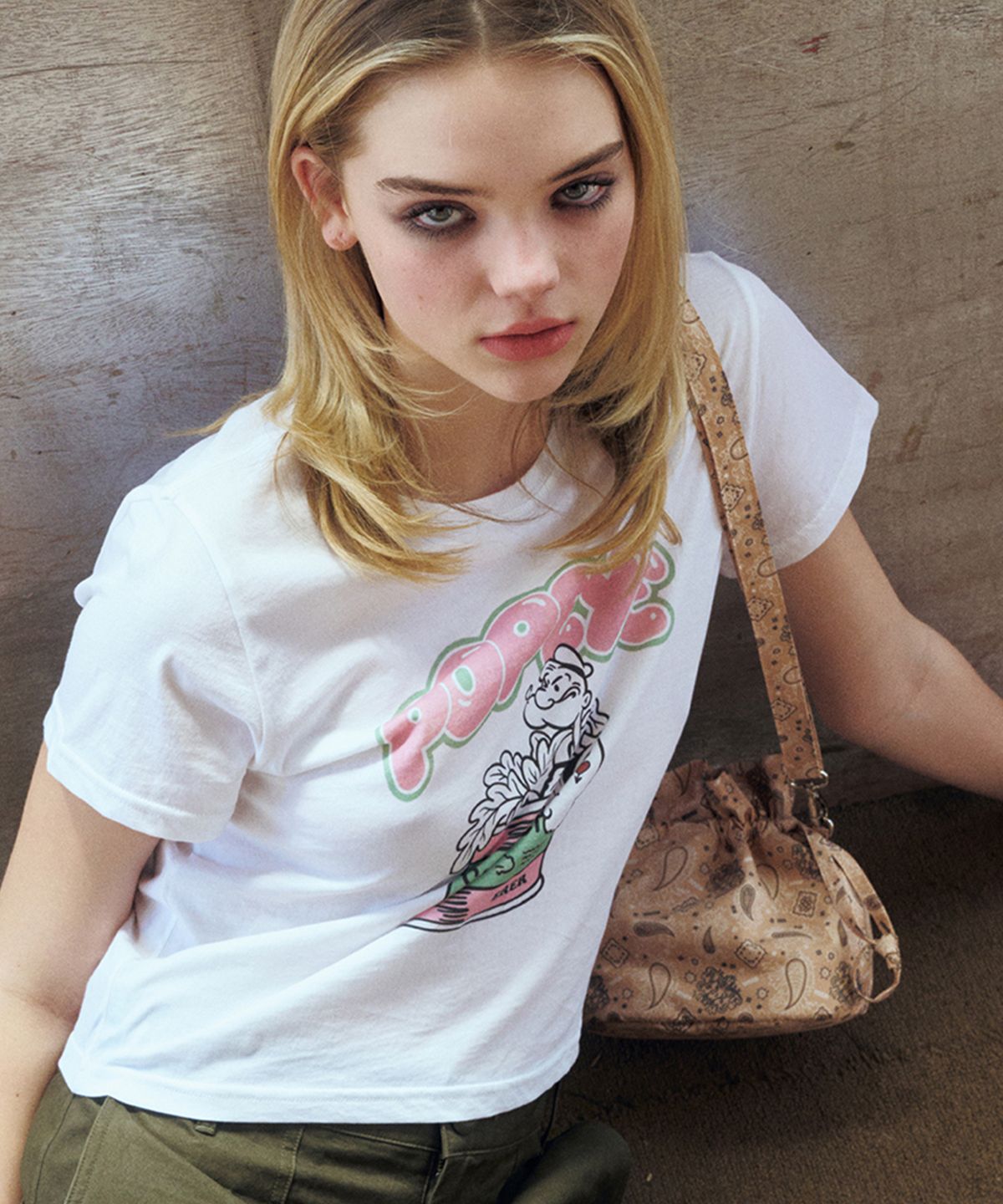에르에르(ERER) Bandana Mini Bag Beige