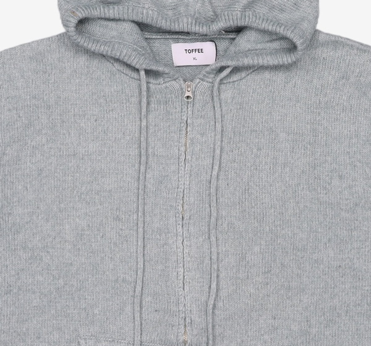 토피(TOFFEE) 마일드 니트 후드 집업 (MINT) XL