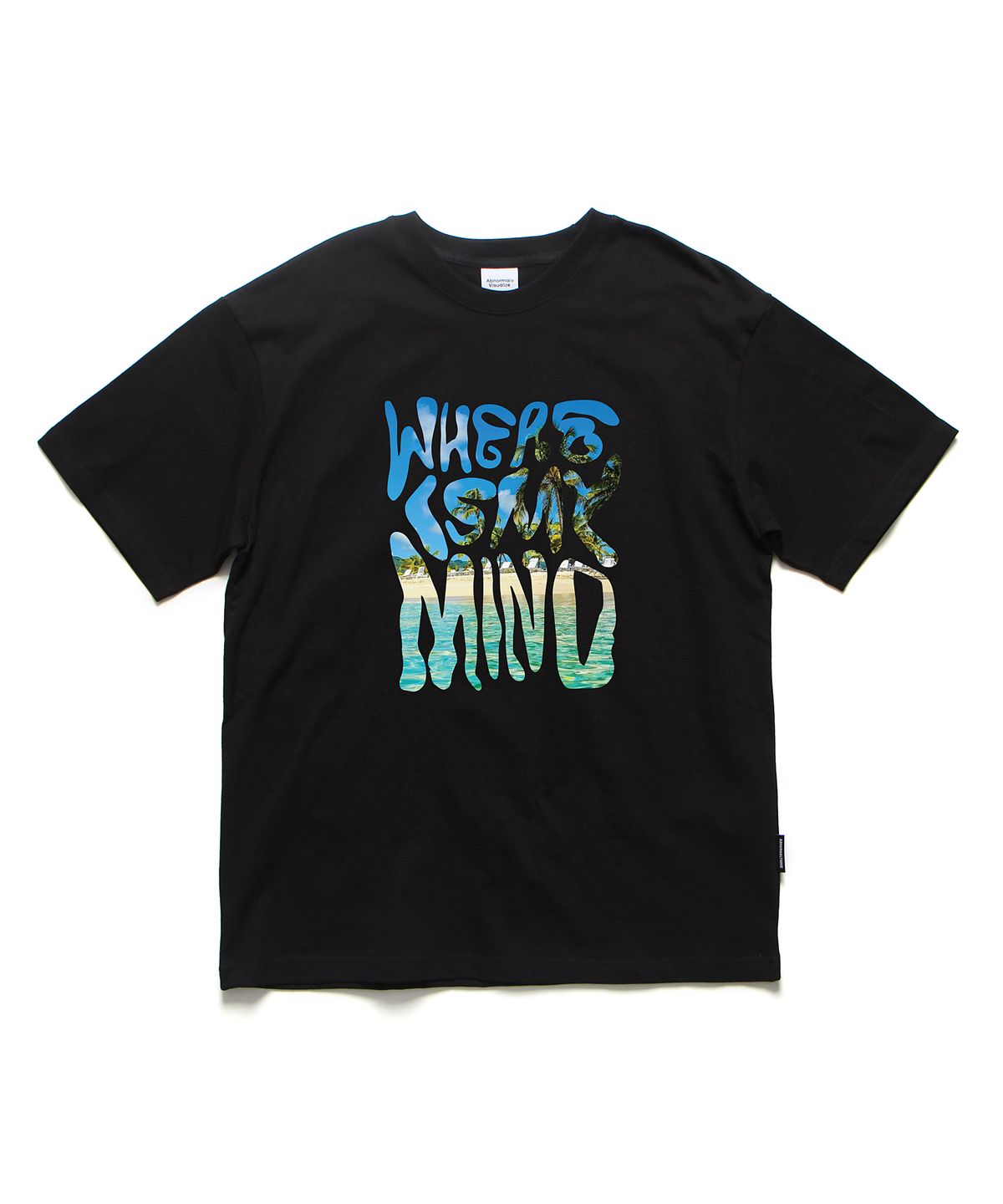 앱놀머씽(ABNORMALTHING) 마인드 비치 오버핏 티셔츠 화이트 (MIND BEACH T-SHIRT WHITE)