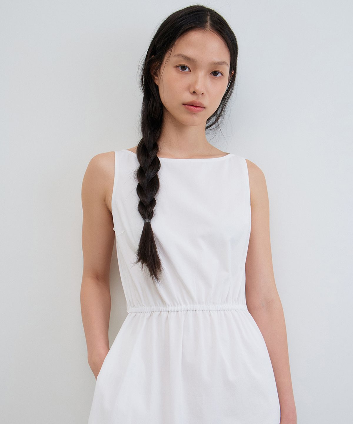 망고매니플리즈(MANGO MANY PLEASE) LUANA CUT OUT ONE PIECE_IVORY