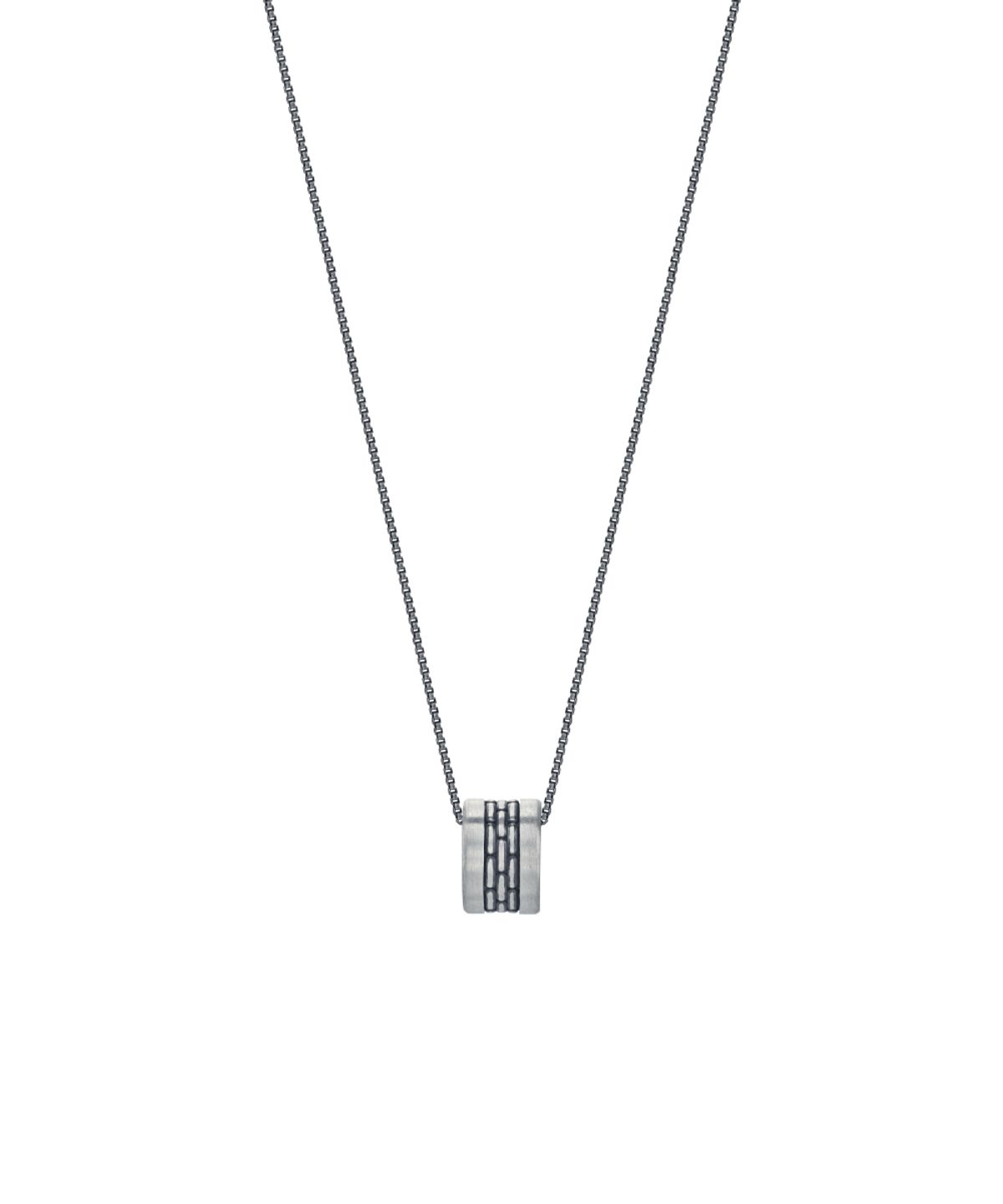 더스틸룸(THESTILLROOM) [SILVER] #N2601 Brick pendant necklace