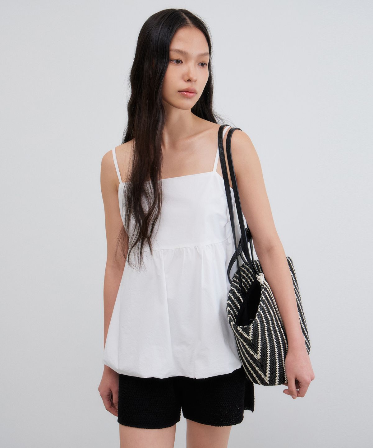 망고매니플리즈(MANGO MANY PLEASE) TITO KNIT SHORTS_BLACK