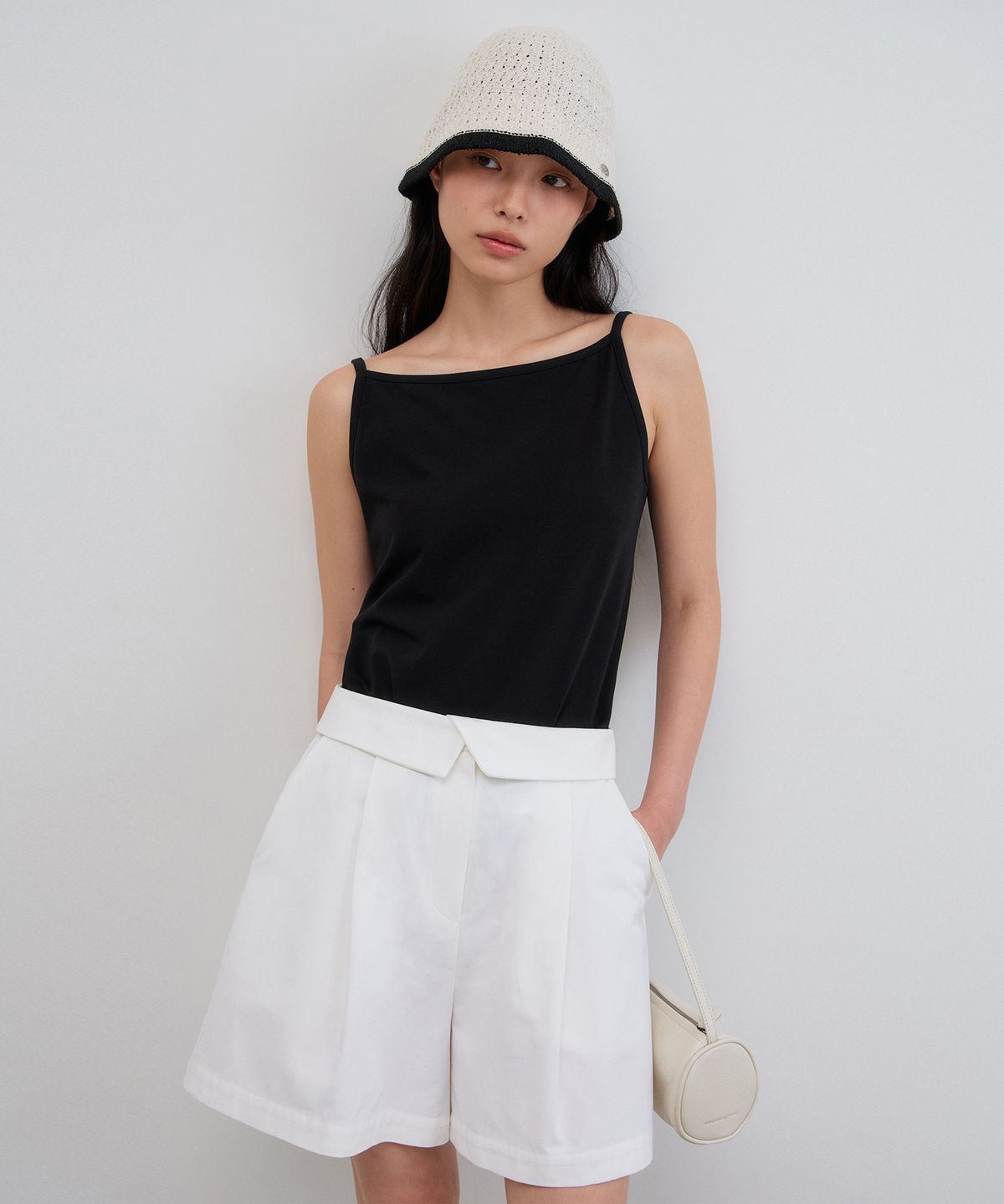 망고매니플리즈(MANGO MANY PLEASE) NOA CULOTTES SHORTS_WHITE