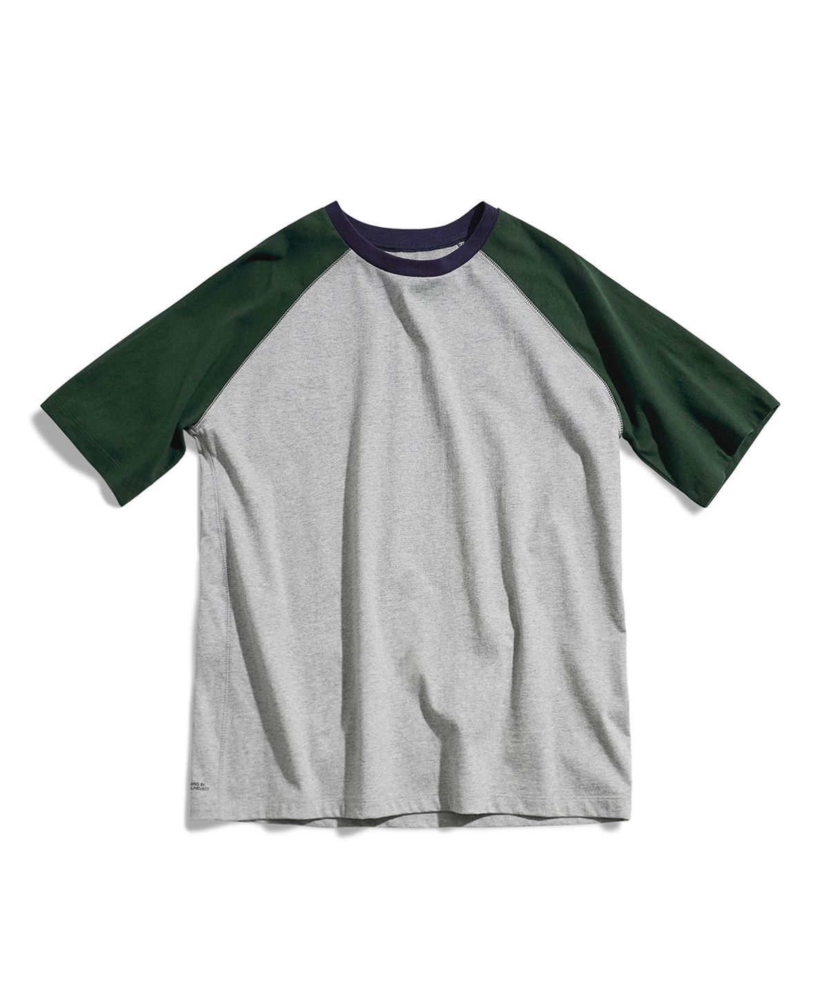 미니멀프로젝트(MINIMALPROJECT) 언더 로그 래글런 반팔 티셔츠 MST190 [GRAY]