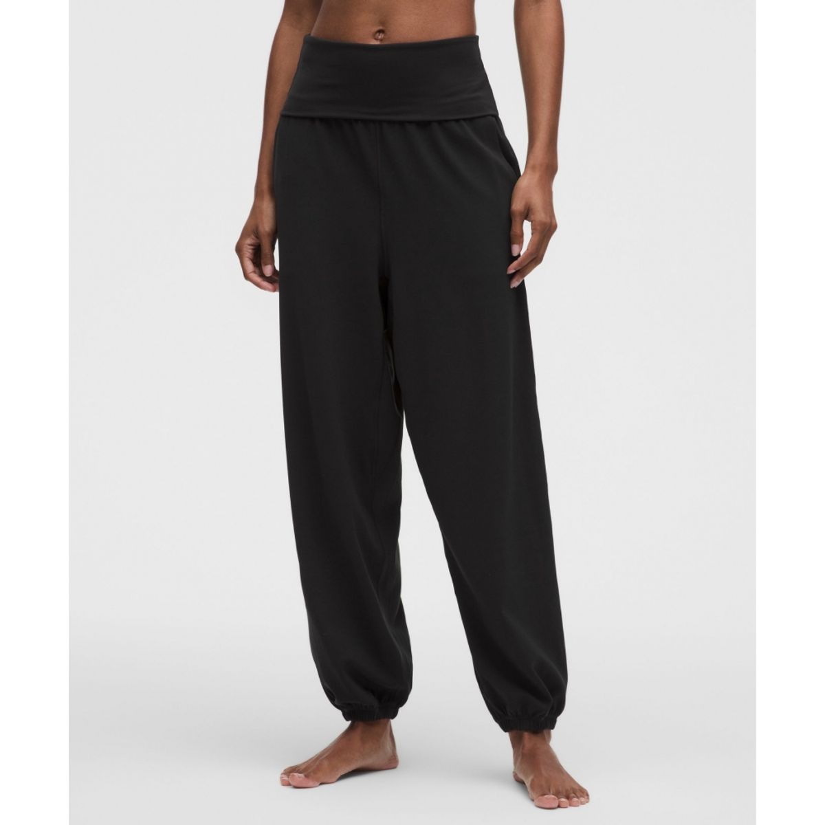 룰루레몬(LULULEMON) Align™ 폴드오버 릴랙스드 조거 *레귤러  BLK