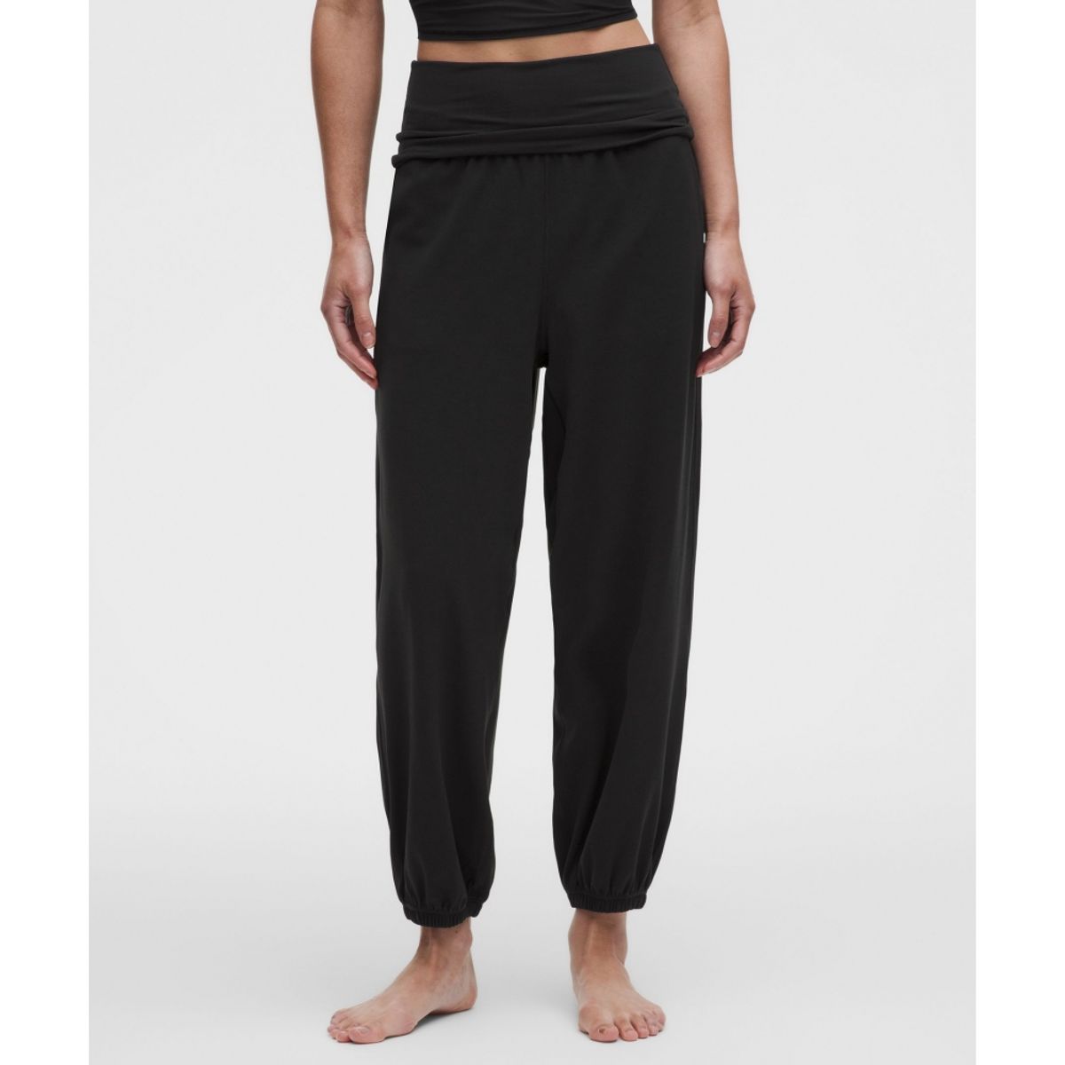 룰루레몬(LULULEMON) 룰루레몬 Align™ 폴드오버 릴랙스드 조거 *아시아 핏  BLK