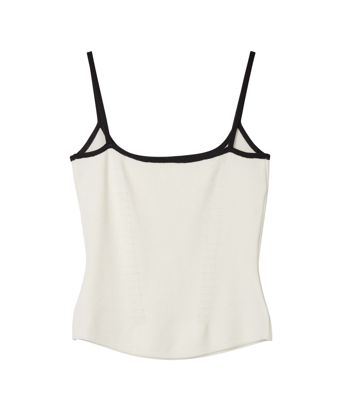 에르에르(ERER) Colorblock knit Sleeveless White