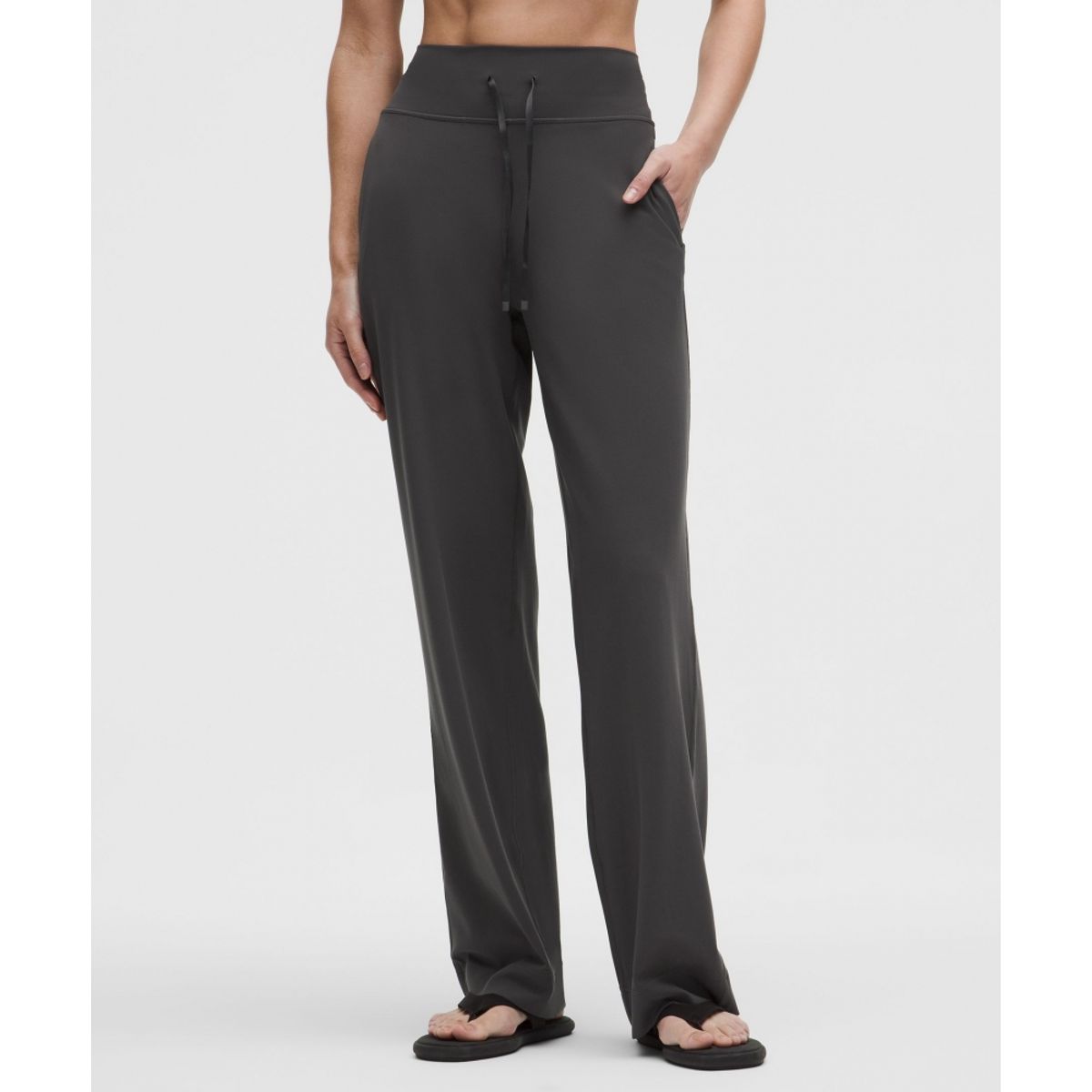 룰루레몬(LULULEMON) 그루브 하이라이즈 와이드 레그 팬츠 *아시아 핏  GGRE