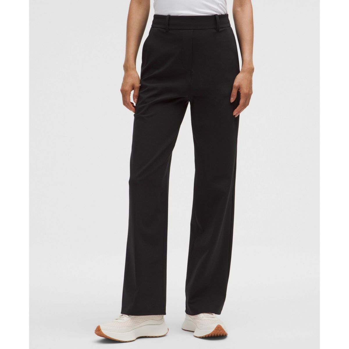 룰루레몬(LULULEMON) 데이드리프트 하이라이즈 스트레이트 레그 트라우저 *아시아 핏  BLK