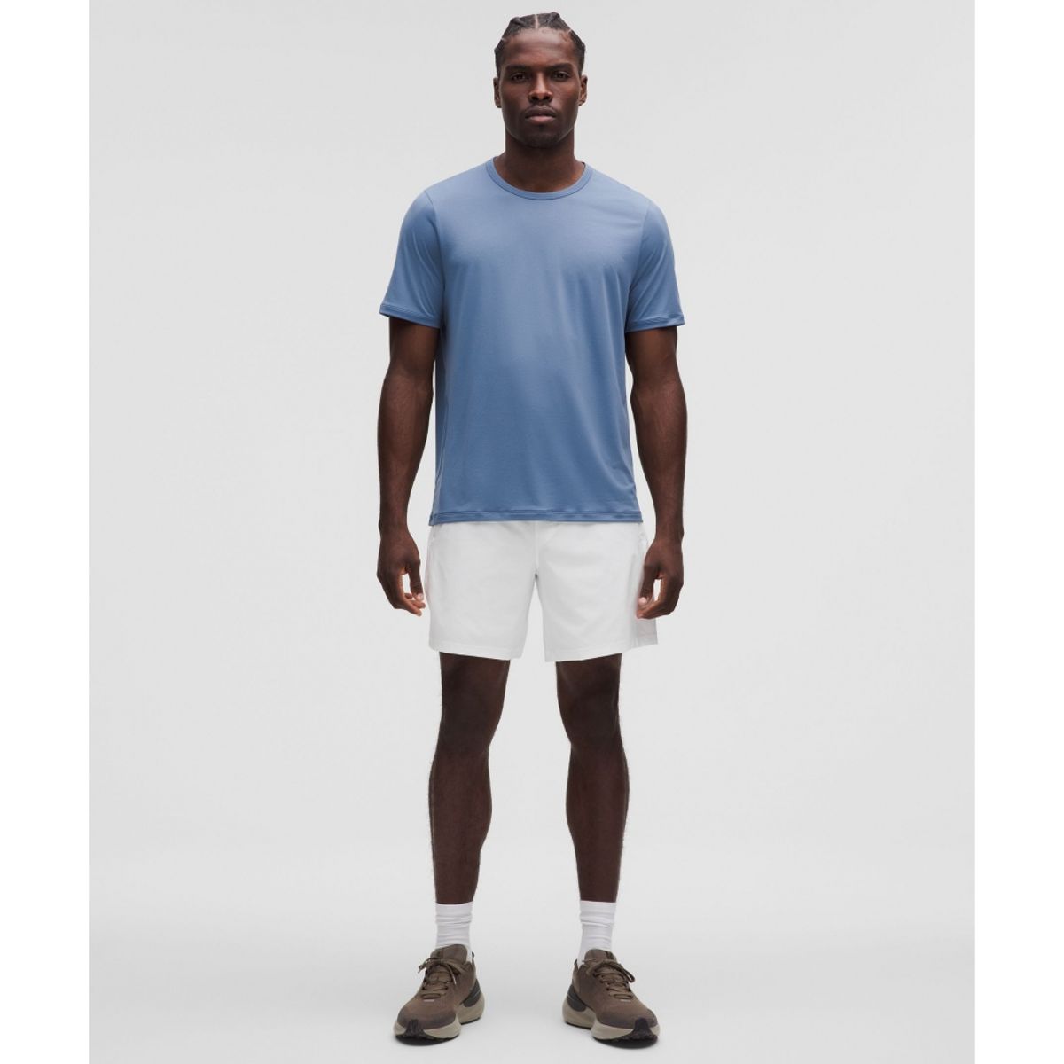 룰루레몬(LULULEMON) 페이스 브레이커 라인드 쇼츠 7inch *업데이트  WHT