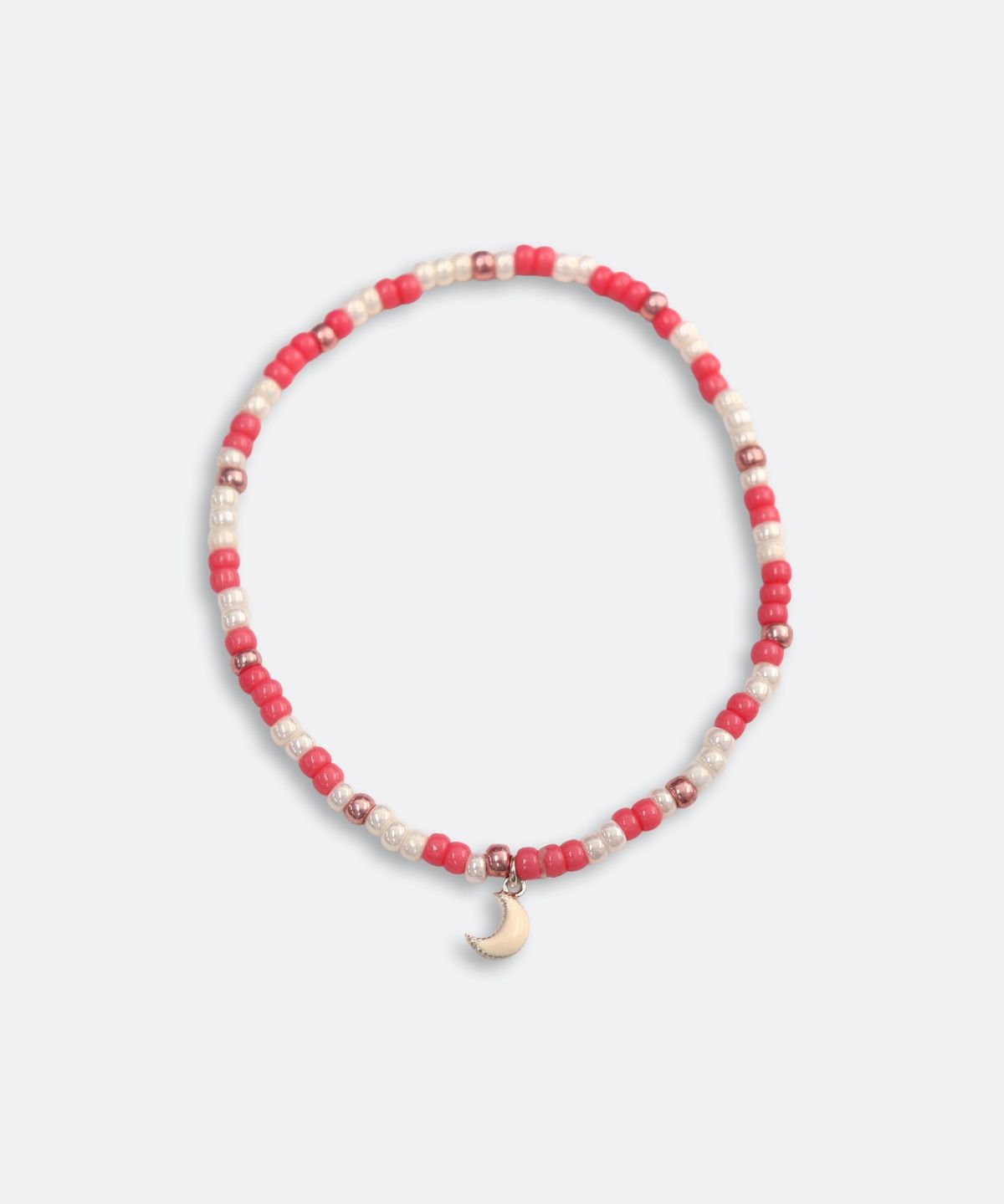 봉보(BONBEAU) Silver epoxy Moon charm beads Bracelet 실버 에폭시 달 참 컬러 믹스 비즈 팔찌