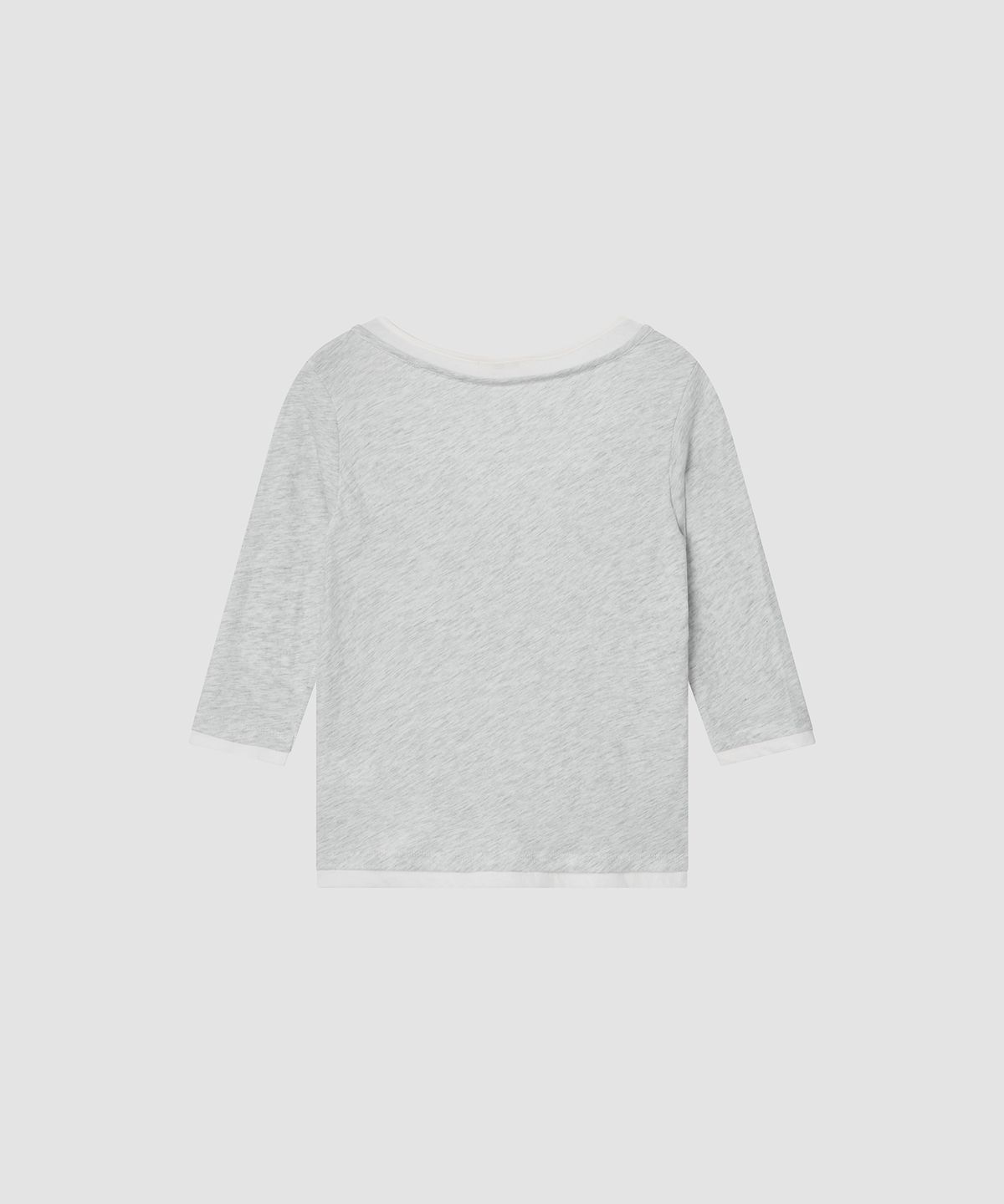 더 릴(THE LILLE) Double Layered Tee_Light Gray