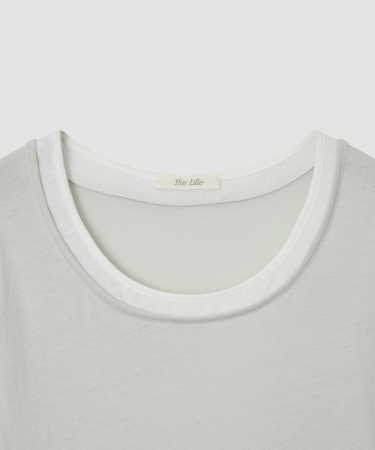 더 릴(THE LILLE) Double Layered Tee_Mint