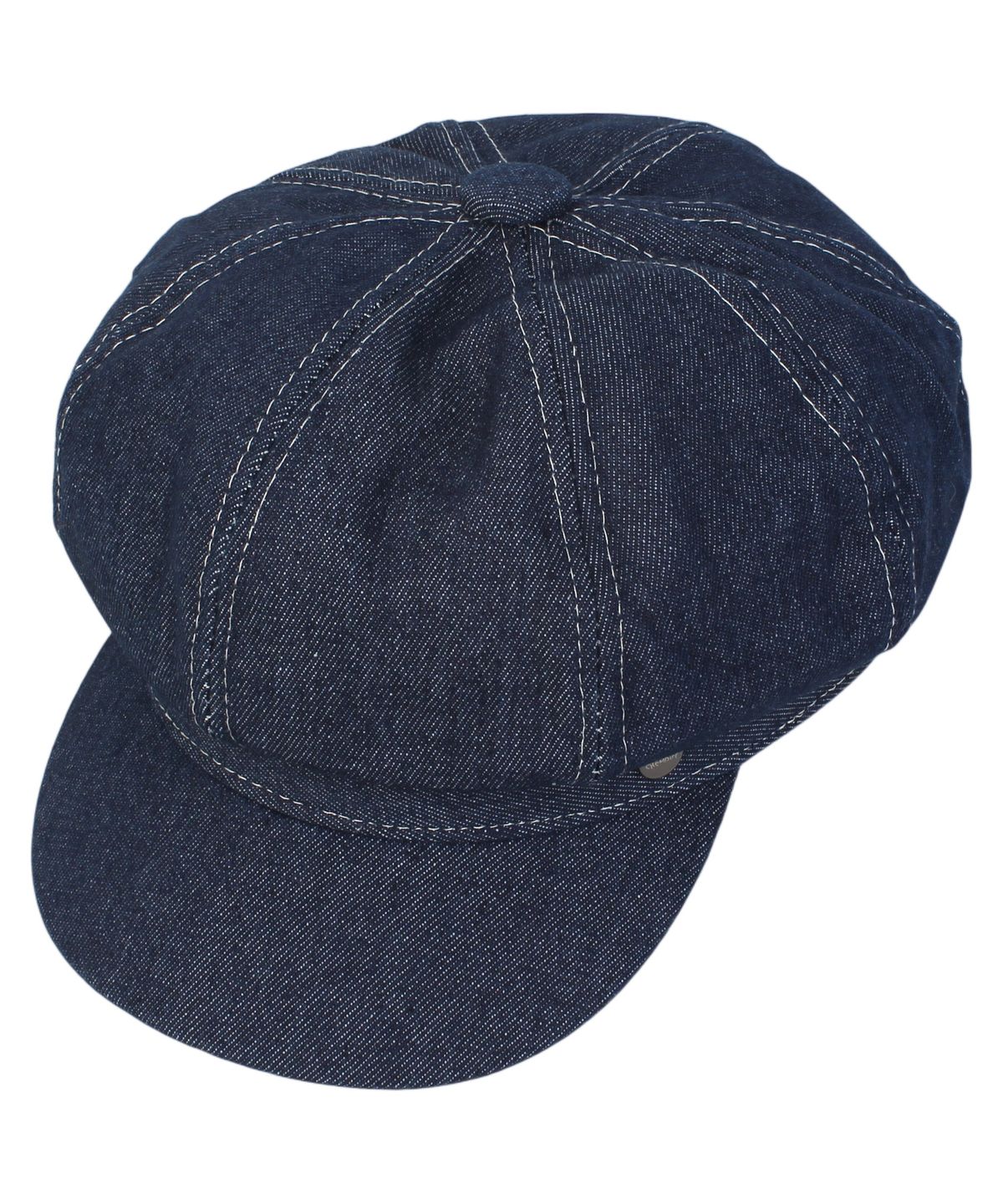 유니버셜 케미스트리(UNIVERSAL CHEMISTRY) Dark Denim Logo Newsboy Cap 뉴스보이캡